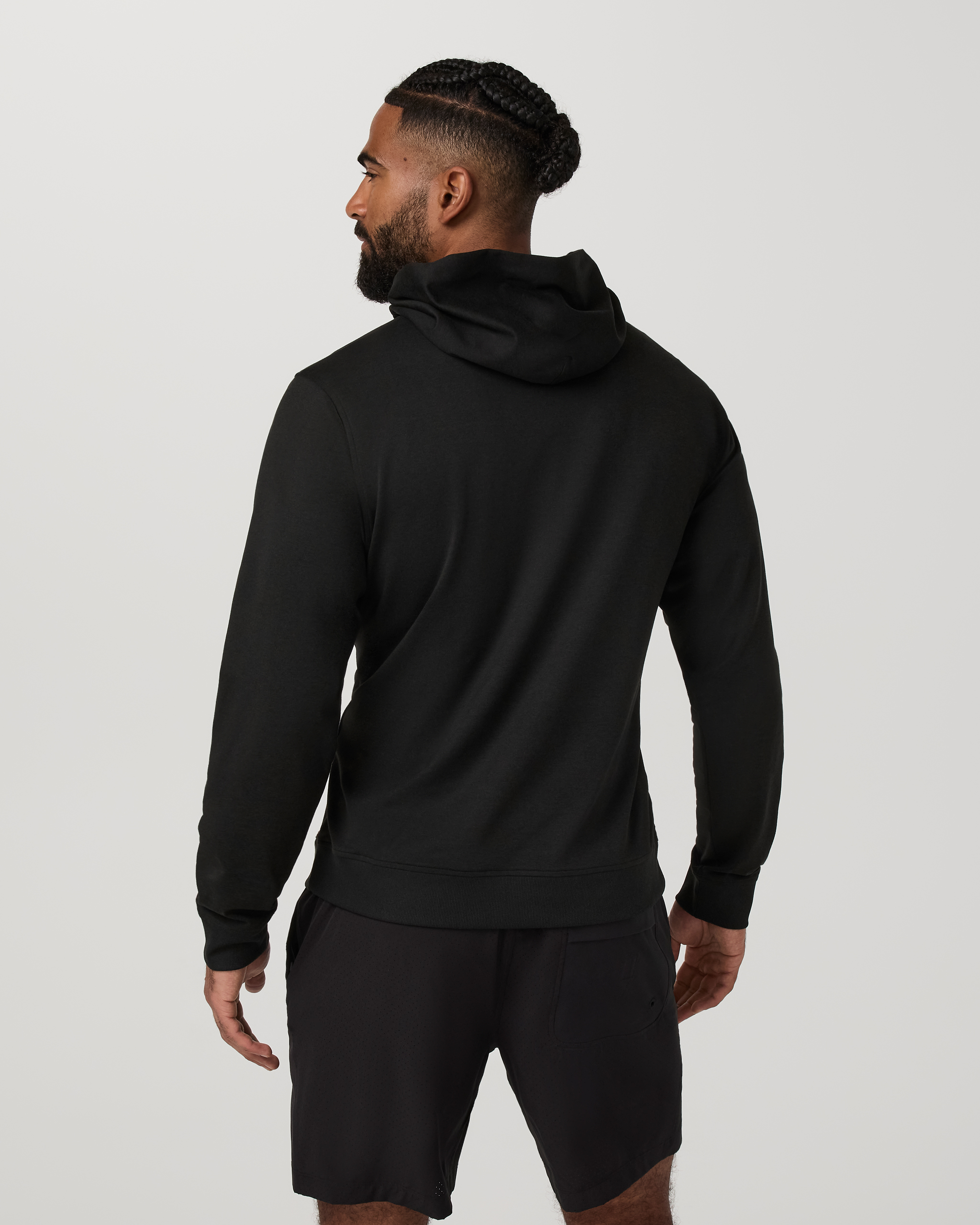 Ponto Pullover Hoodie | Black Heather - Image 4