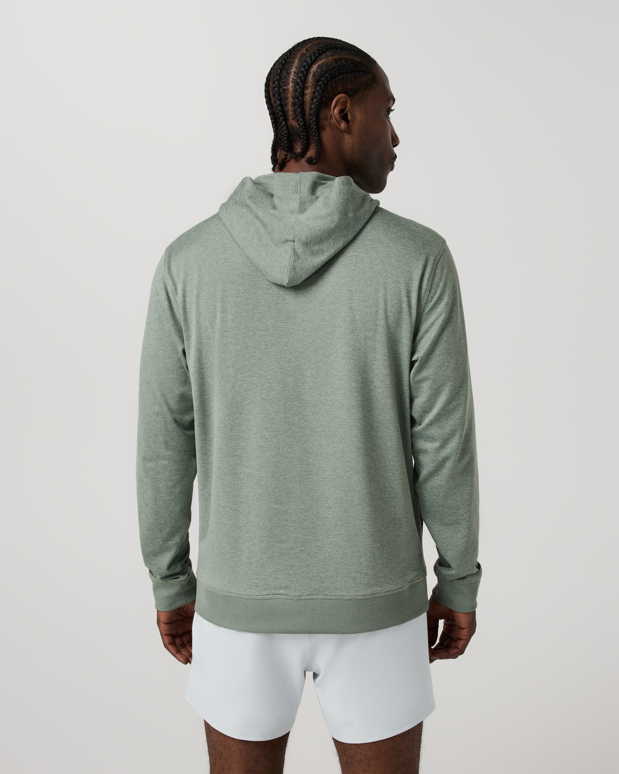 Ponto Pullover Hoodie | Thyme Heather - Image 3