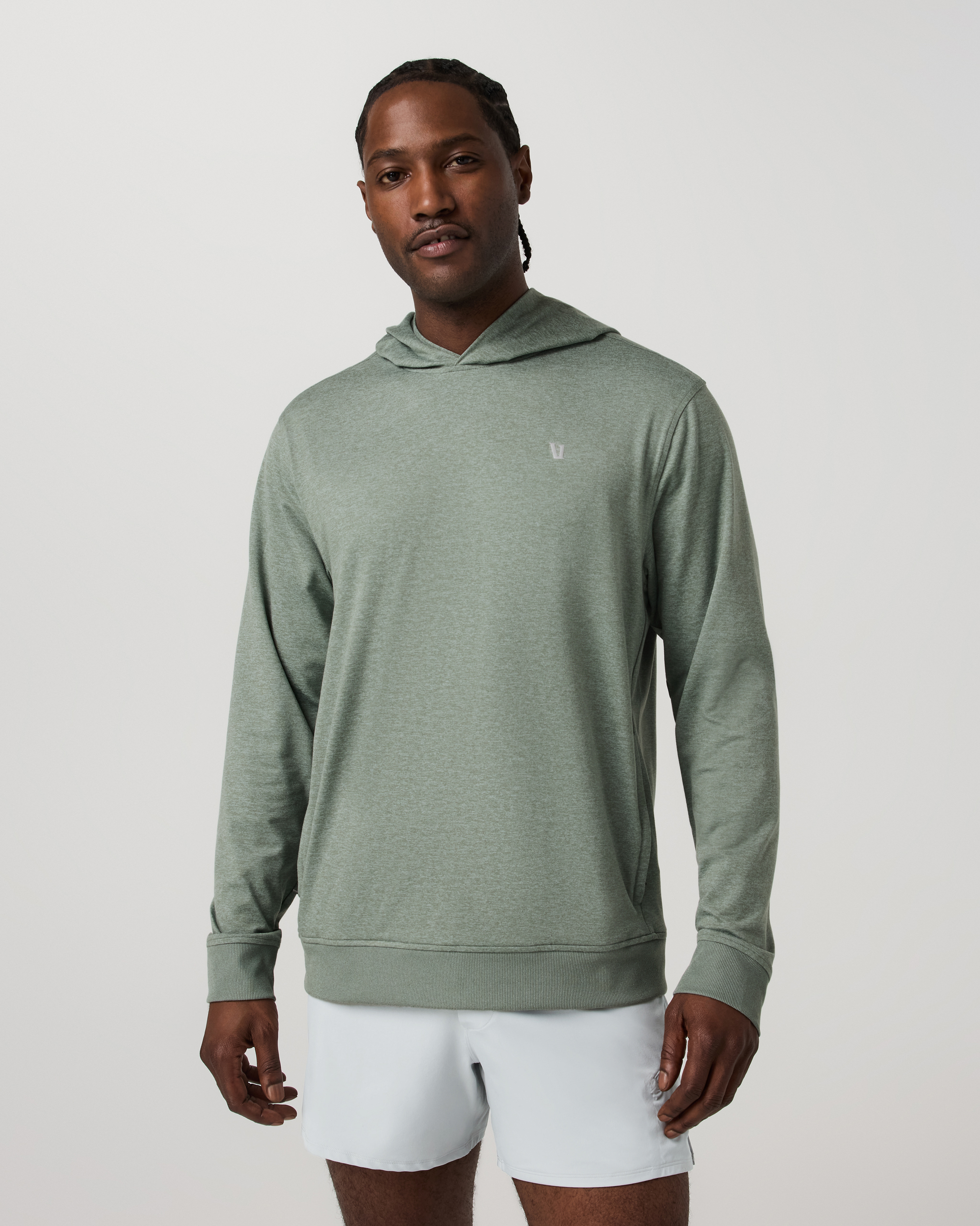 Ponto Pullover Hoodie | Thyme Heather