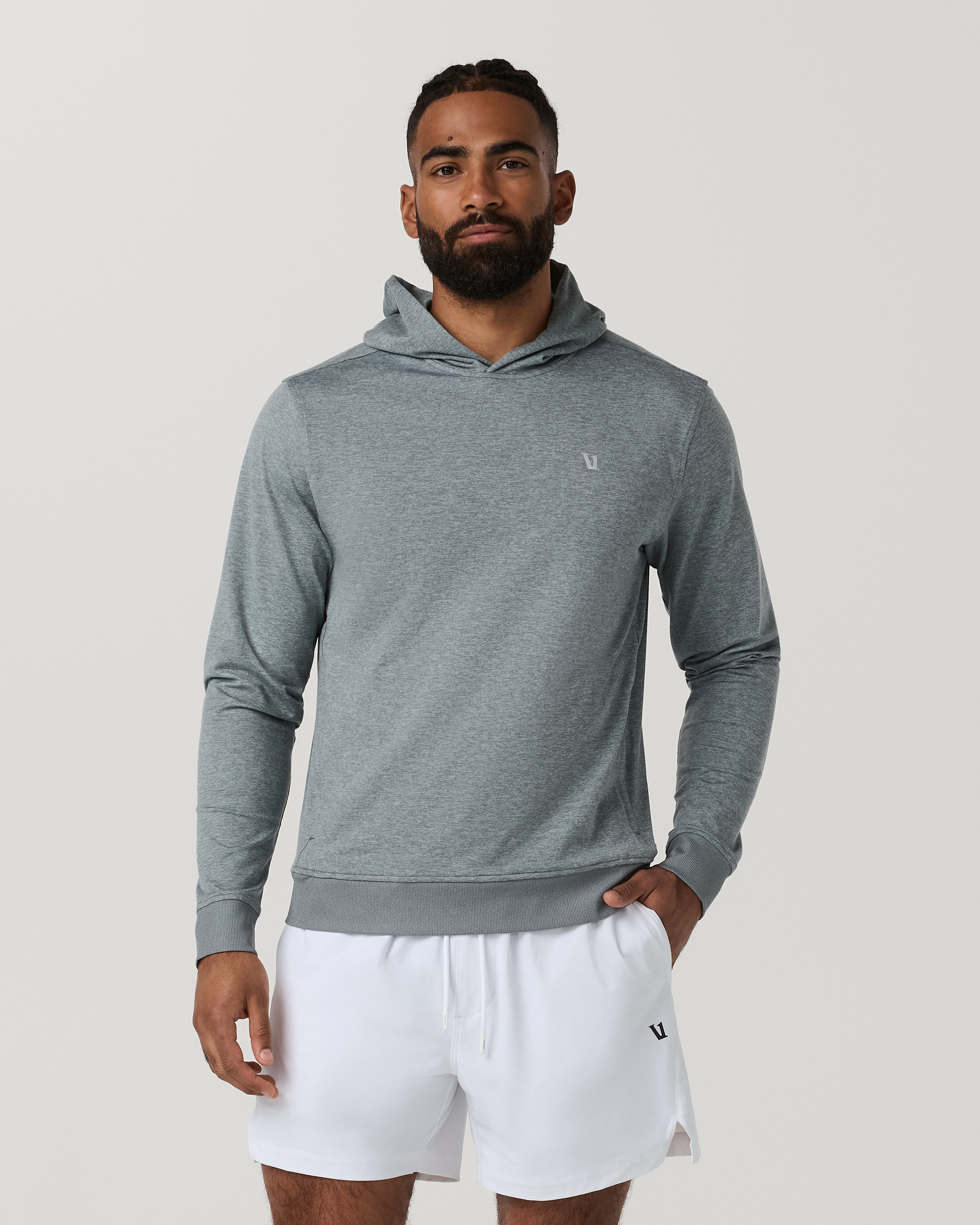 Ponto Pullover Hoodie | Foggy Blue Heather