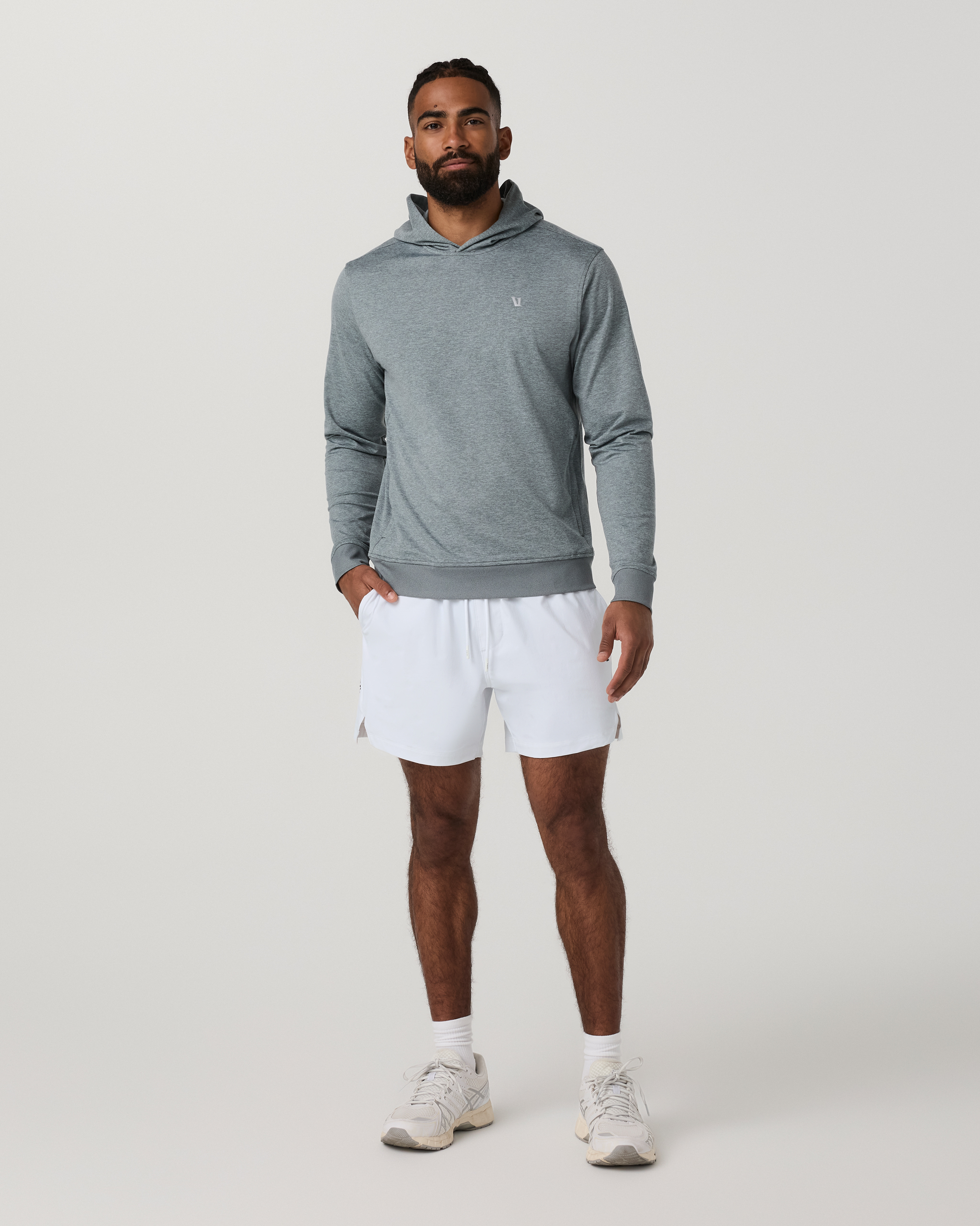 Ponto Pullover Hoodie | Foggy Blue Heather - Image 5