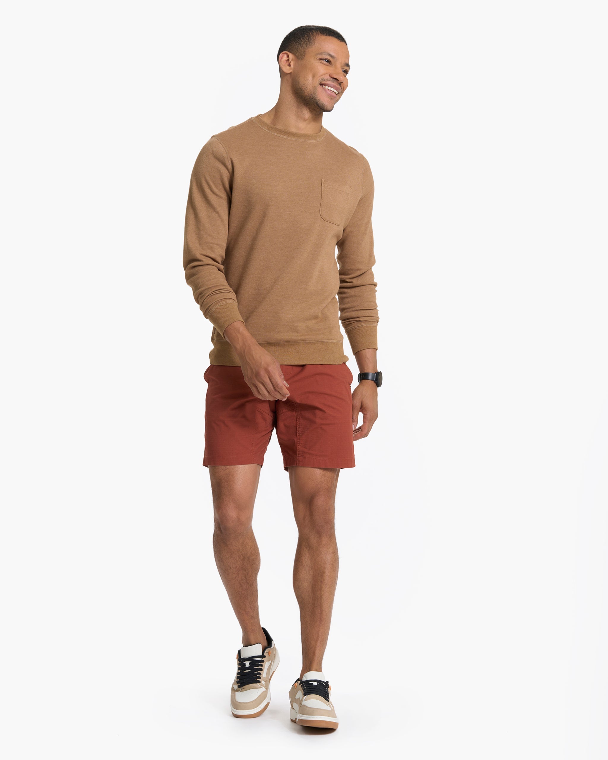 Jeffreys Pullover | Camel Heather - Image 4