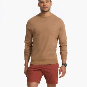Jeffreys Pullover | Camel Heather