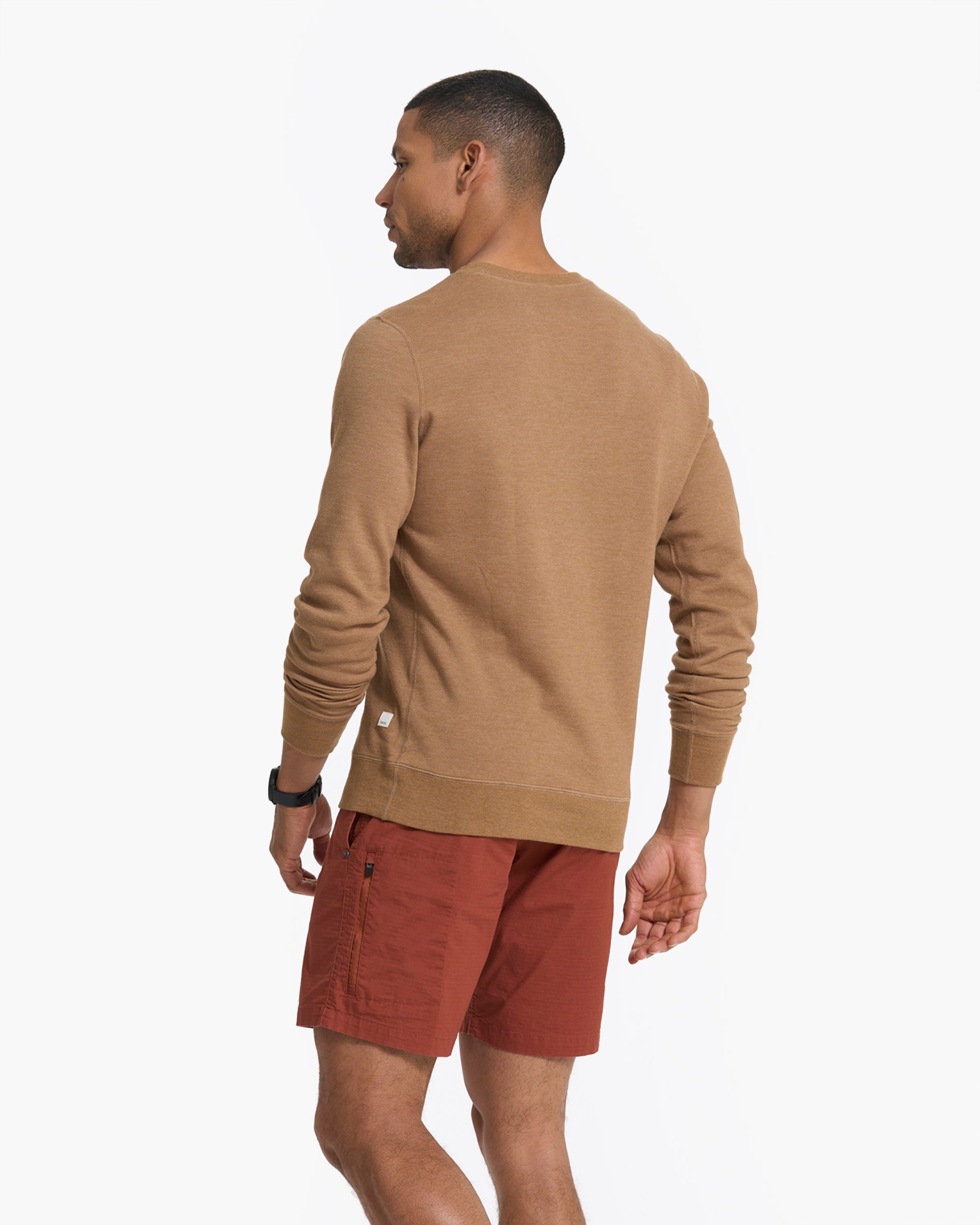 Jeffreys Pullover | Camel Heather - Image 3
