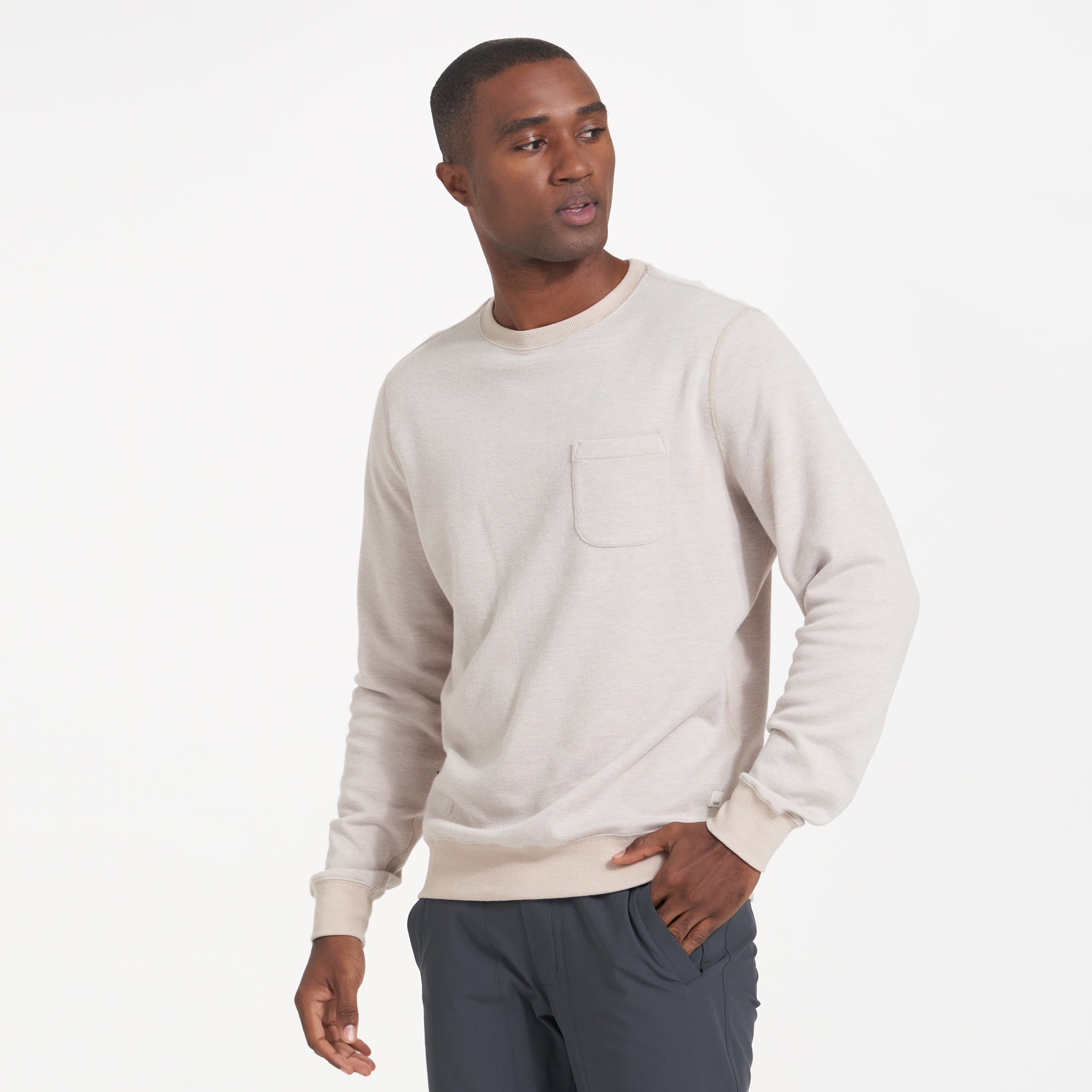 Jeffreys Pullover | Oyster Heather - Image 2