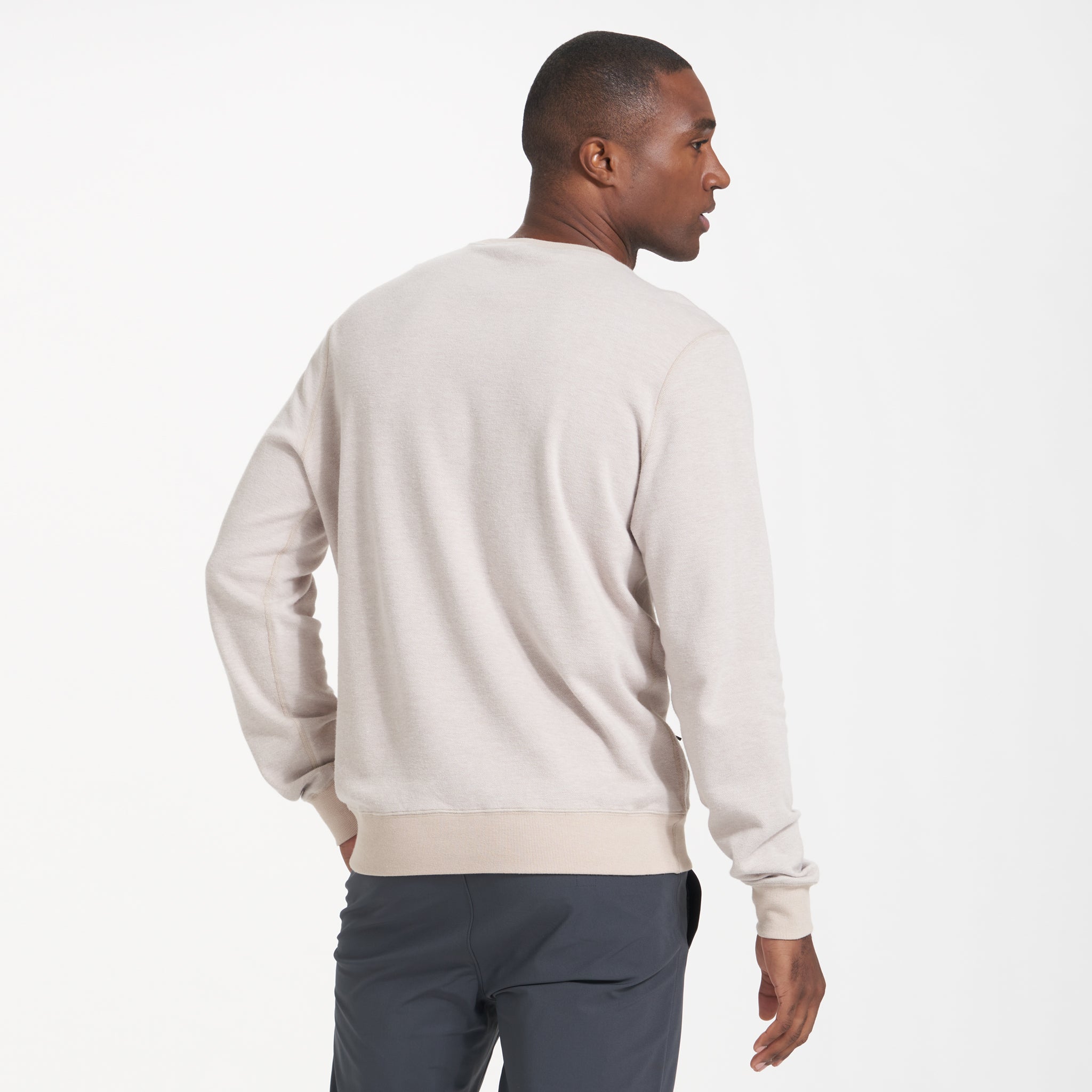 Jeffreys Pullover | Oyster Heather - Image 3