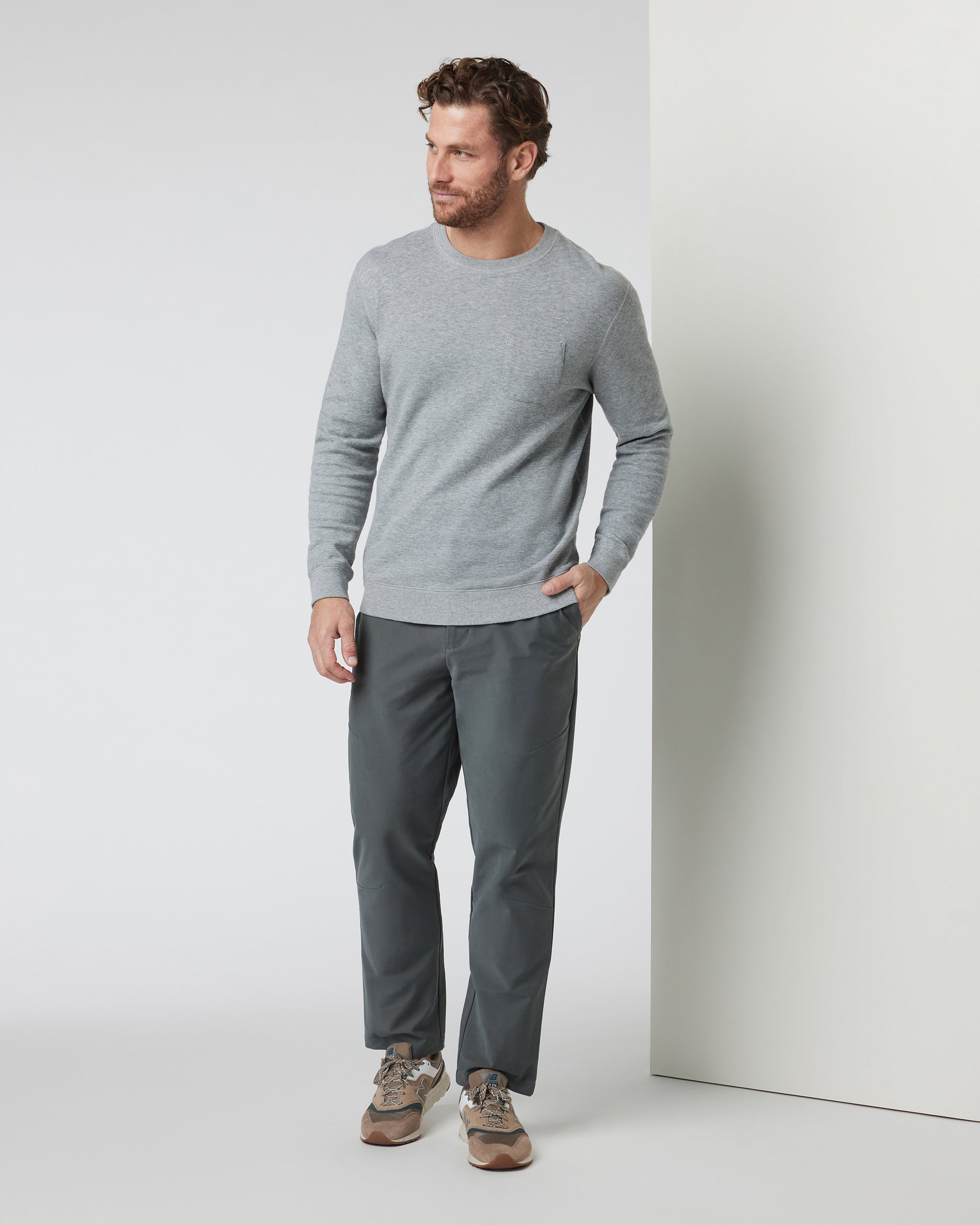 Jeffreys Pullover | Heather Grey - Image 4