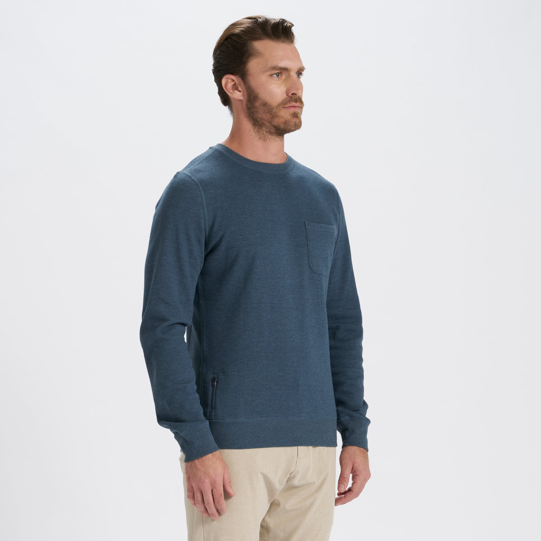 Jeffreys Pullover | Indigo Heather - Image 2