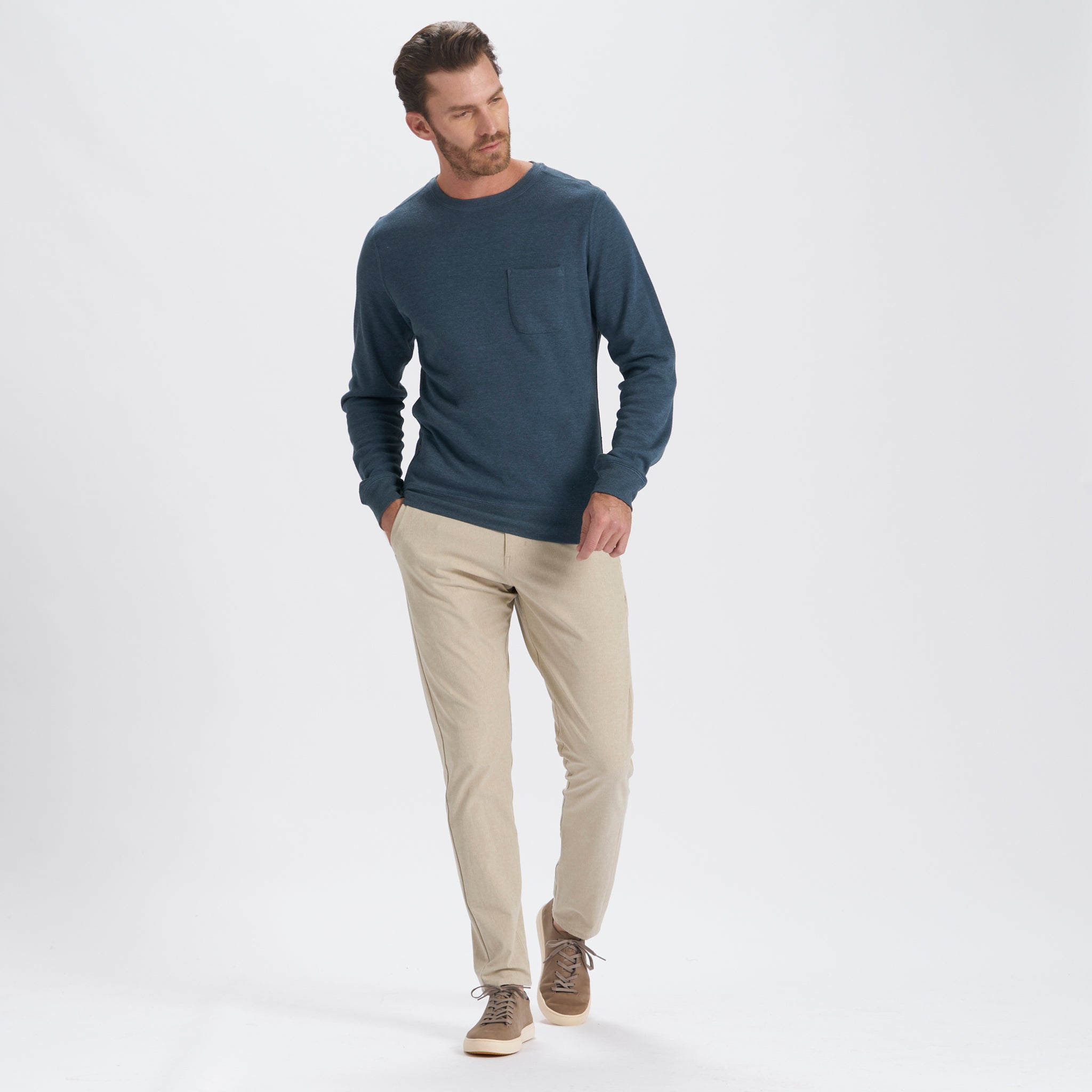 Jeffreys Pullover | Indigo Heather - Image 4