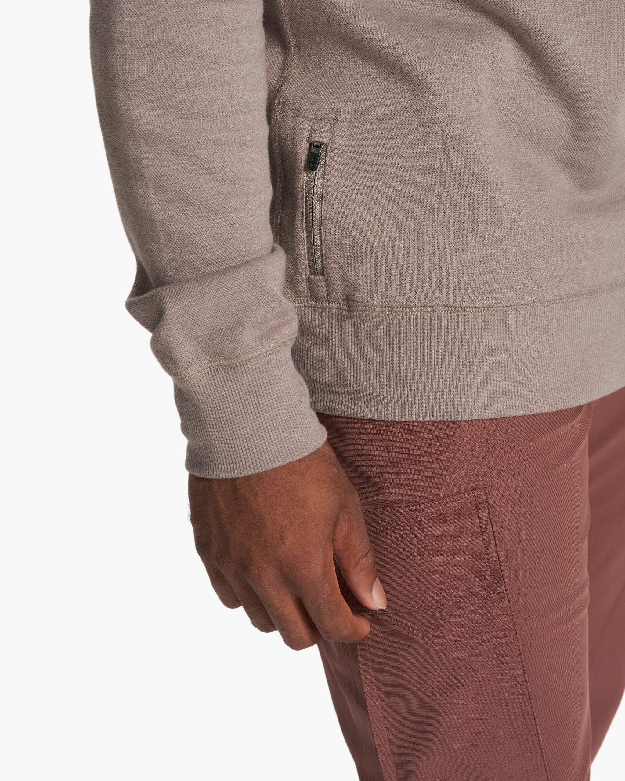 Jeffreys Pullover | Walnut Heather - Image 5