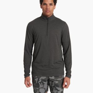 Ease Performance Half Zip | Charcoal Heather