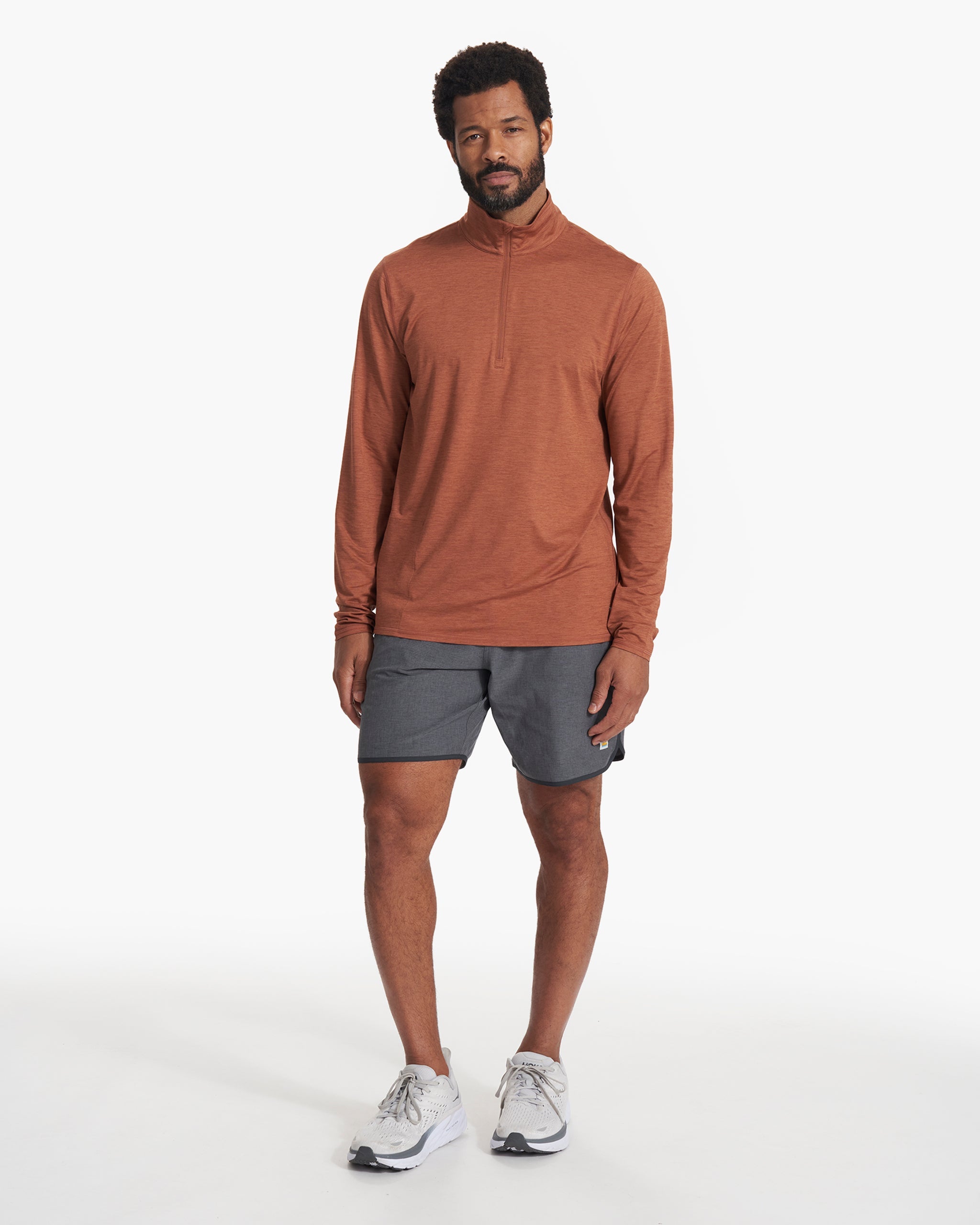 Ease Performance Half Zip | Copper Heather - Image 5
