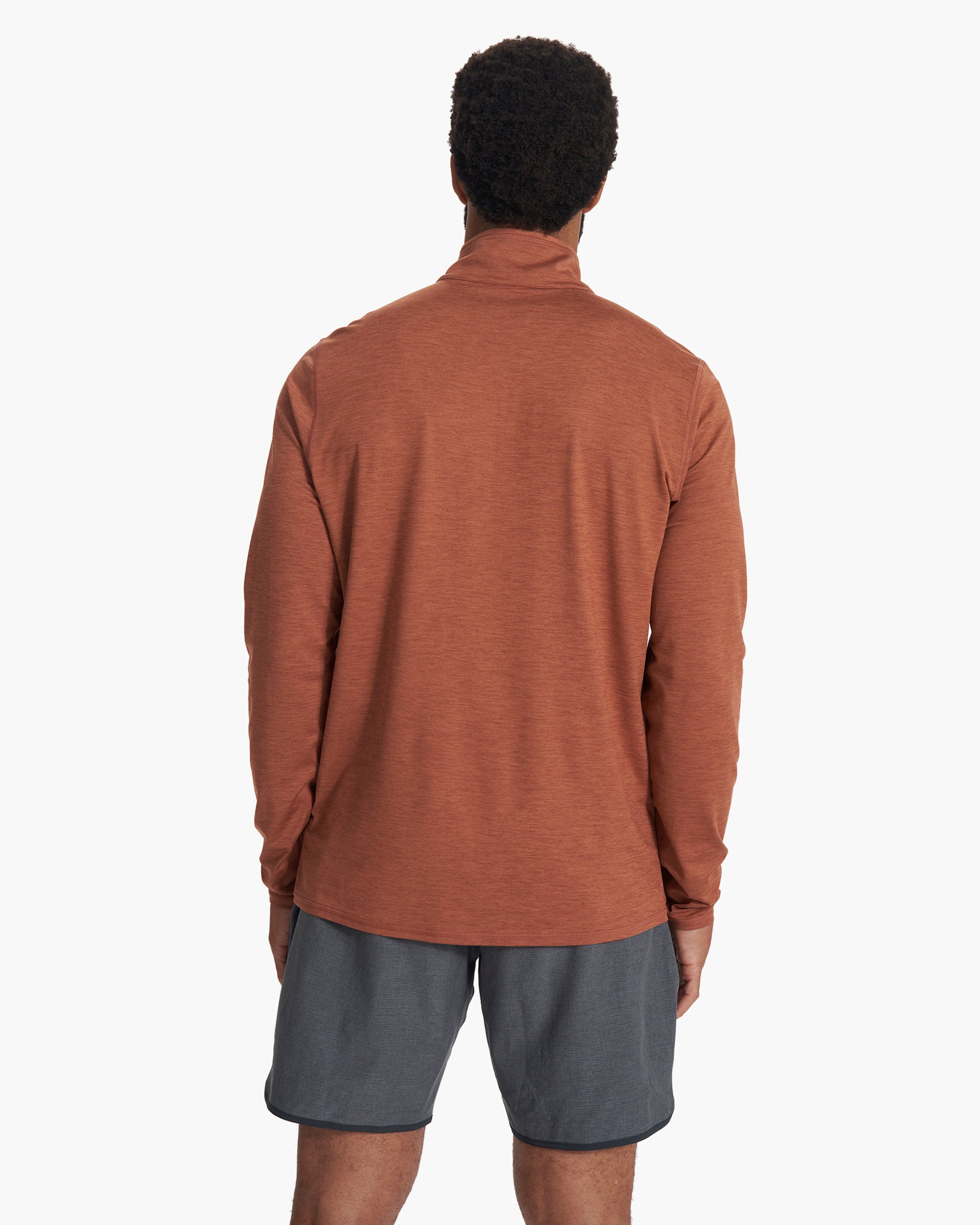 Ease Performance Half Zip | Copper Heather - Image 4
