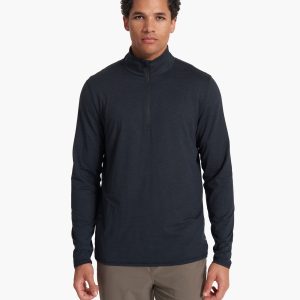 Ease Performance Half Zip | Ink Heather