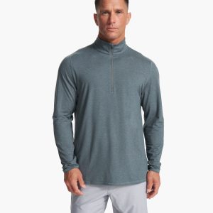 Ease Performance Half Zip | Lake Heather