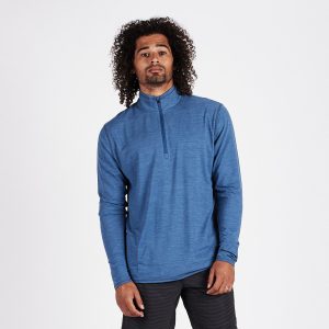 Ease Performance Half Zip | Sea Heather