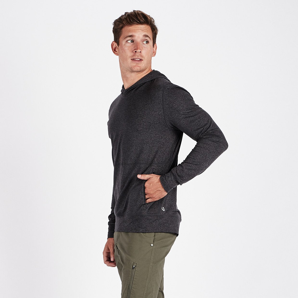Ponto Performance Pullover | Charcoal Heather - Image 2