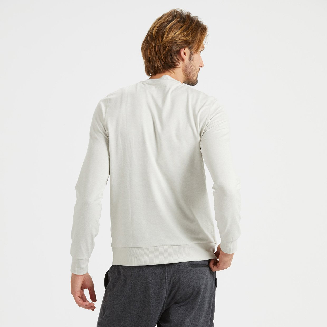 Ponto Performance Crew | Dove Grey Heather - Image 3