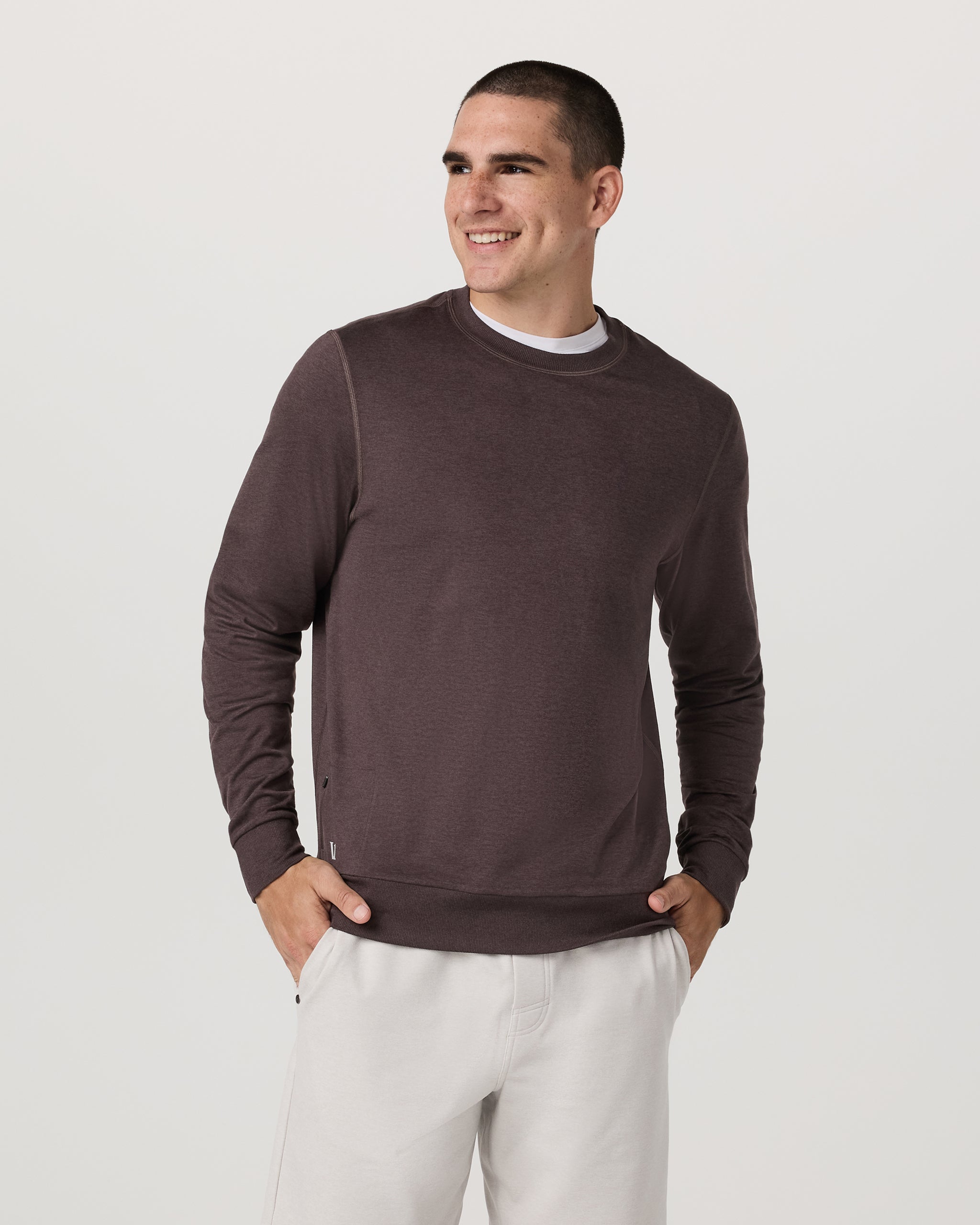 Ponto Performance Crew | Sangria Heather - Image 4