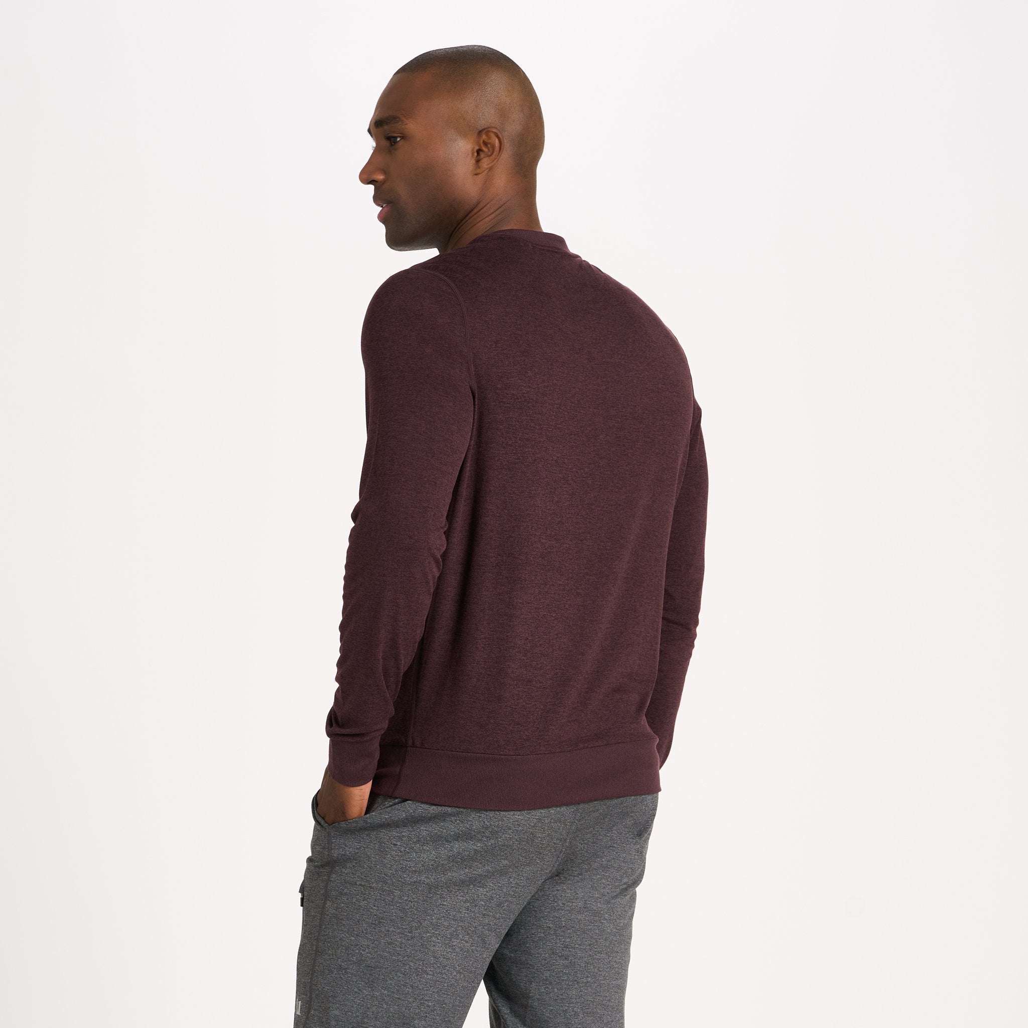 Ponto Performance Crew | Oxblood Heather - Image 4