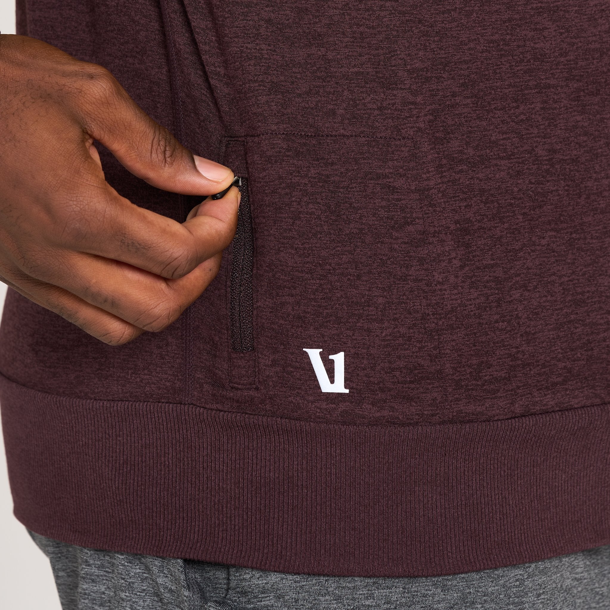 Ponto Performance Crew | Oxblood Heather - Image 3