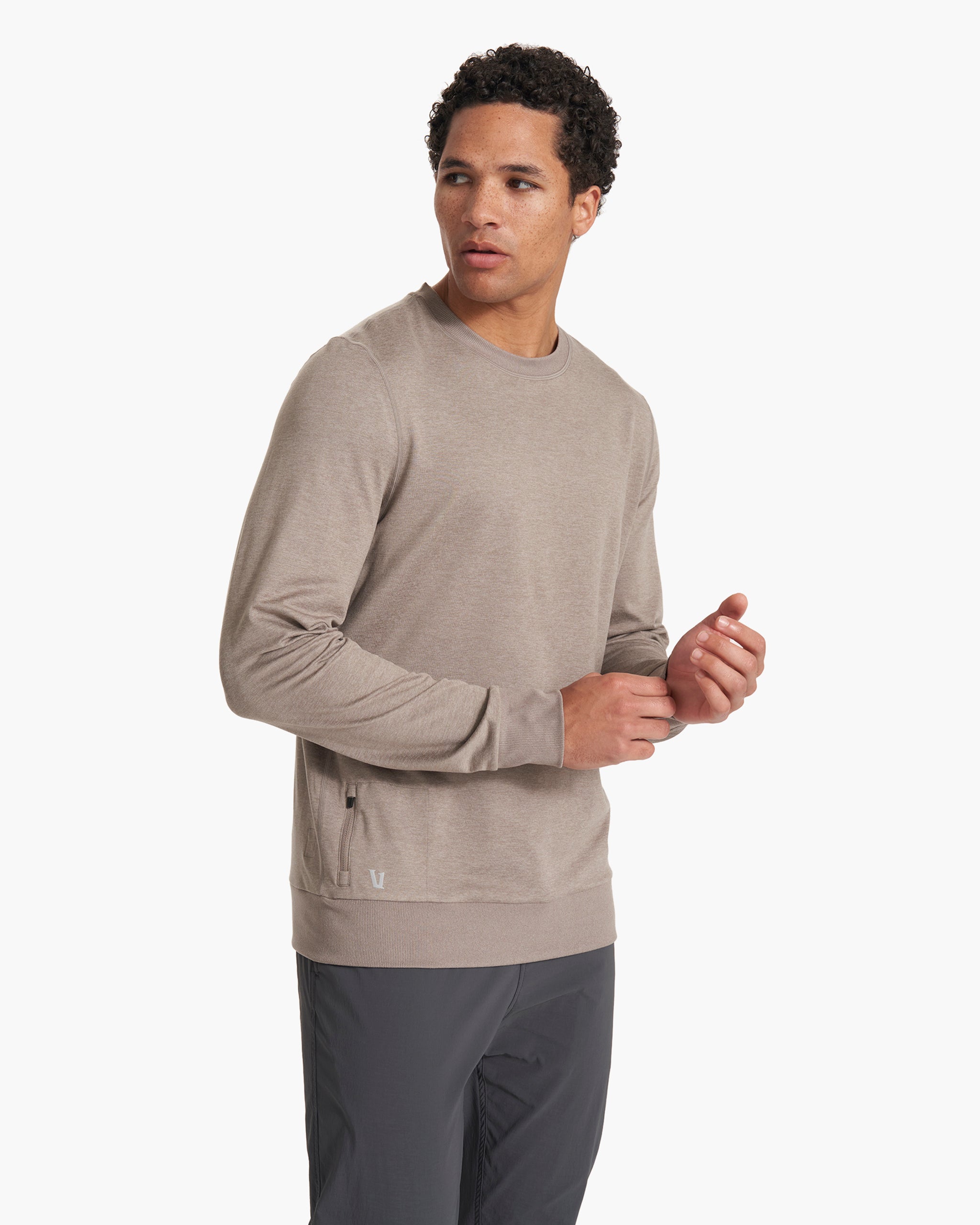 Ponto Performance Crew | Walnut Heather - Image 2