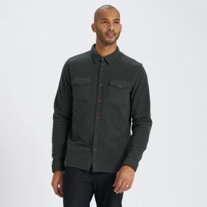 Aspen Shirt Jacket | Blackened Green