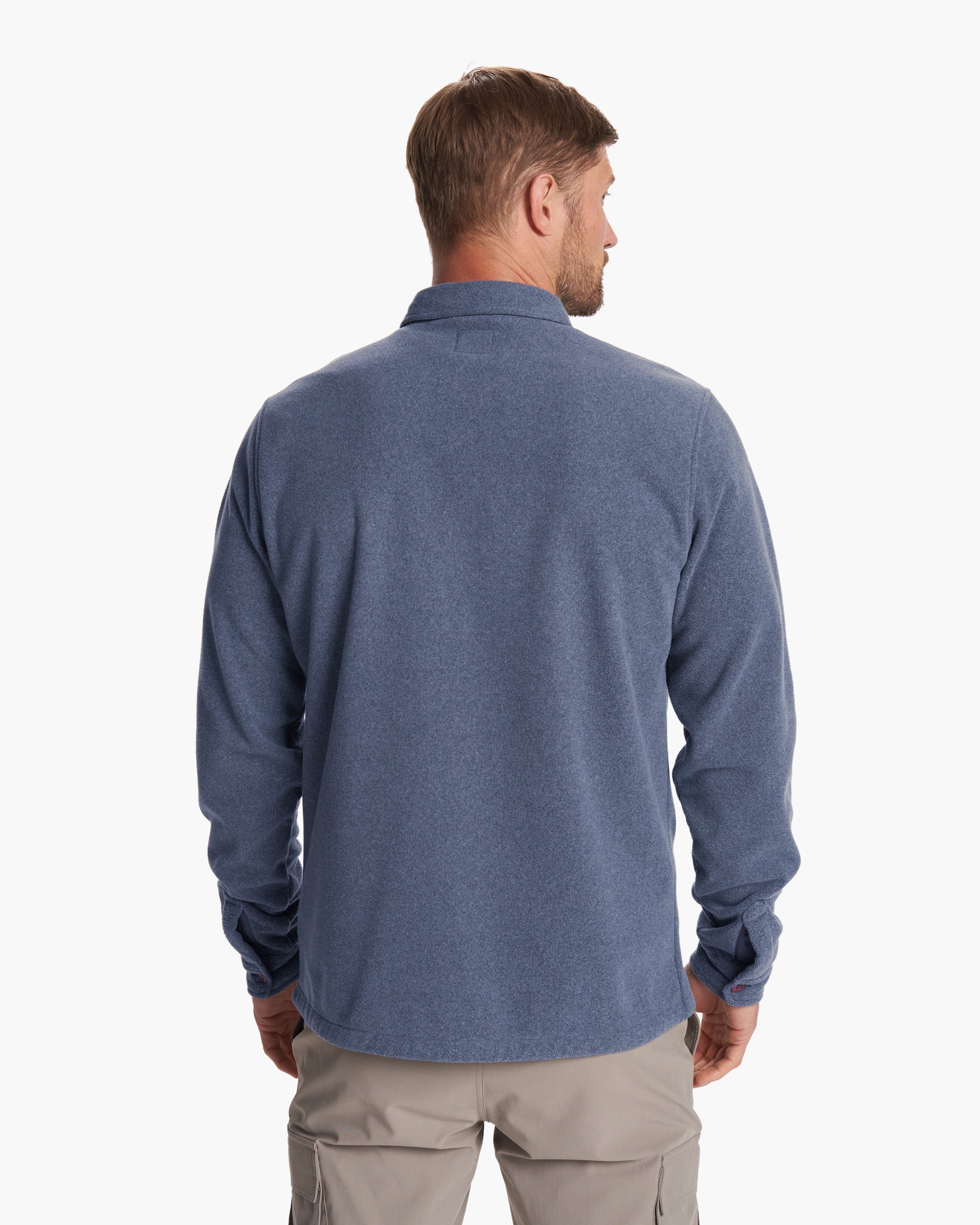Aspen Shirt Jacket | Azure Heather - Image 3
