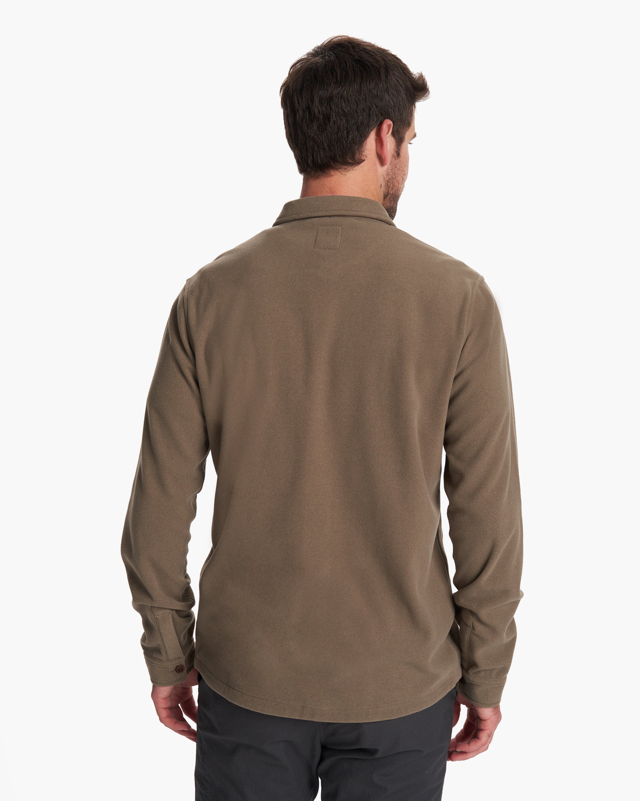 Aspen Shirt Jacket | Greige Heather - Image 3