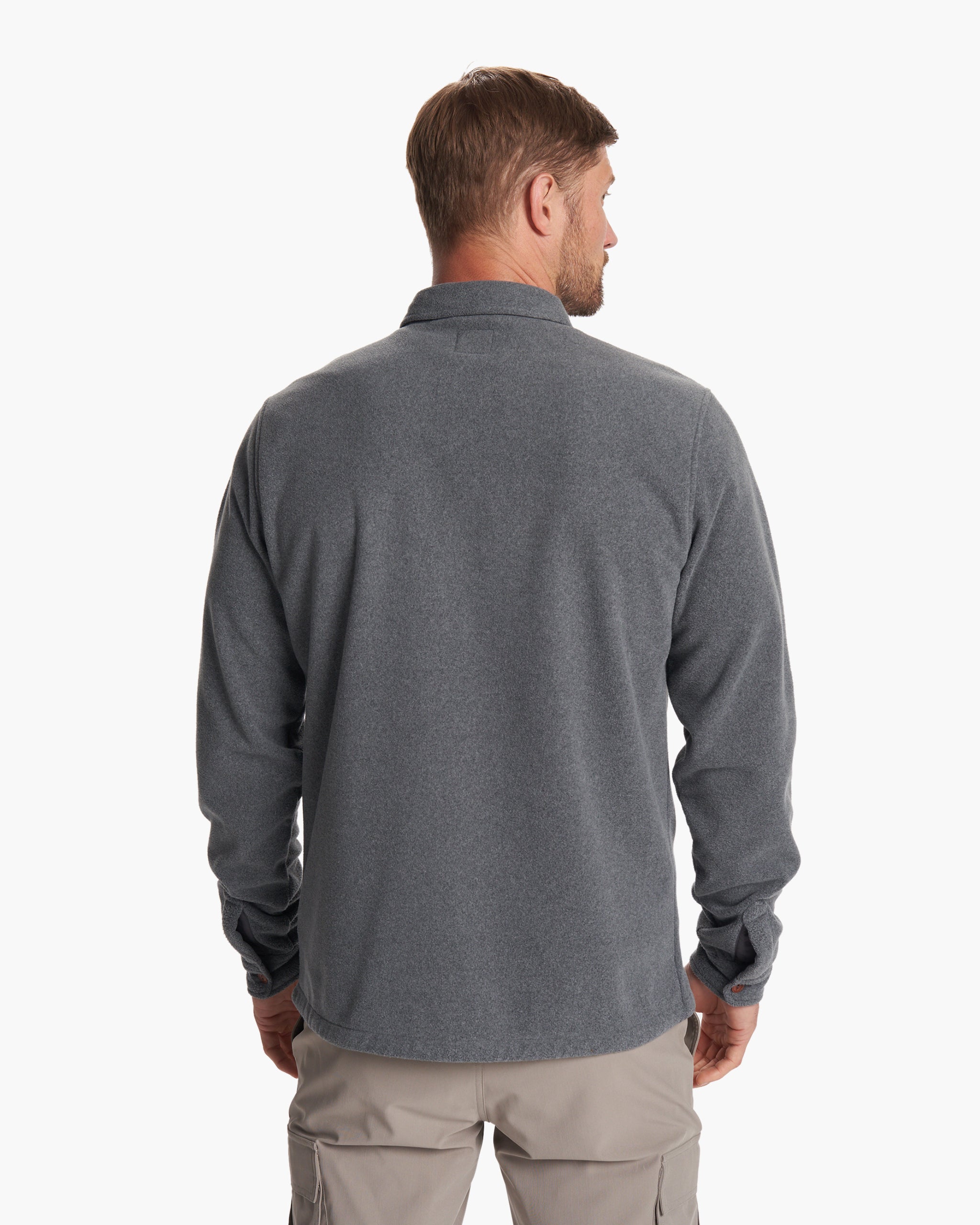 Aspen Shirt Jacket | Heather Grey - Image 4