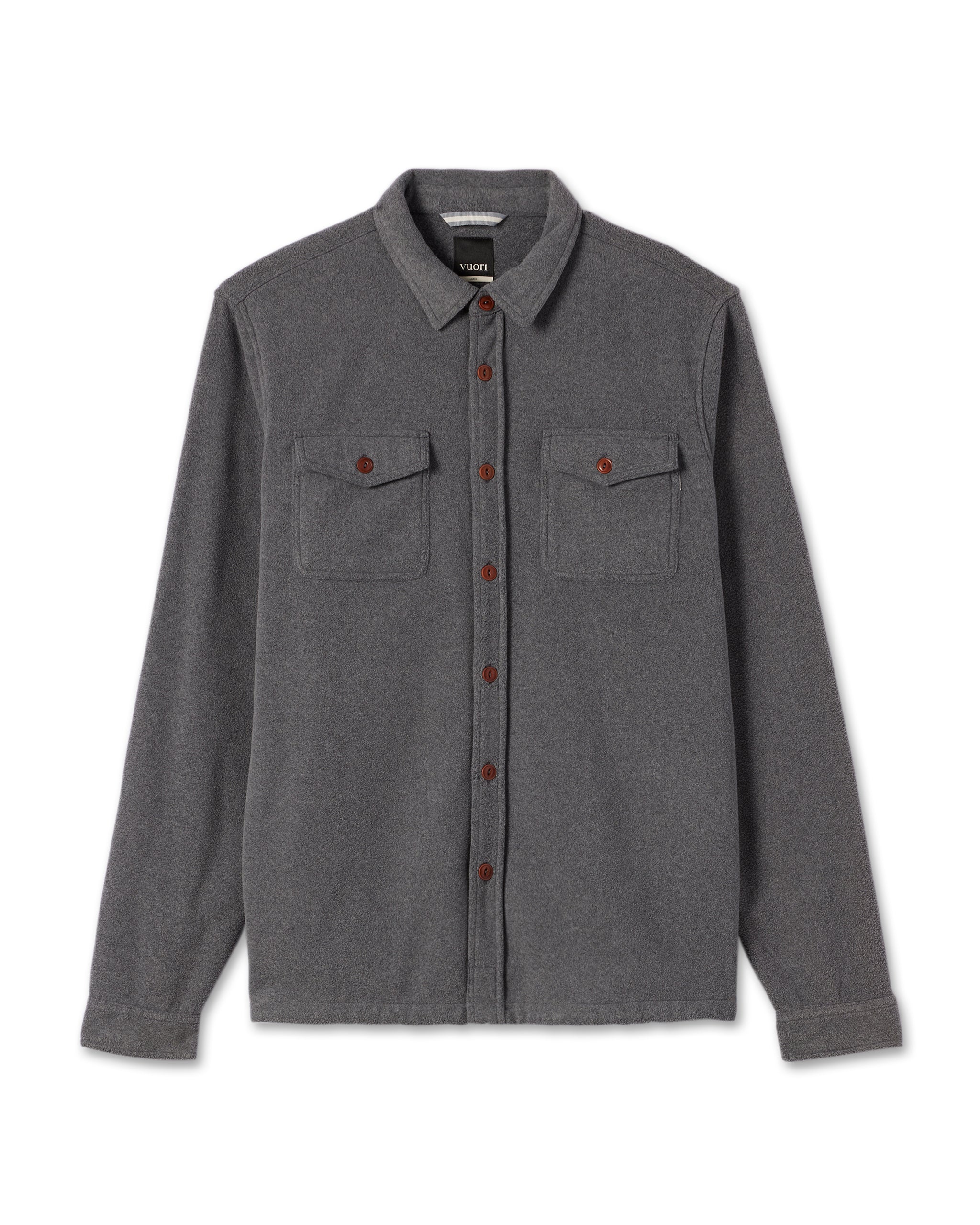 Aspen Shirt Jacket | Heather Grey - Image 6