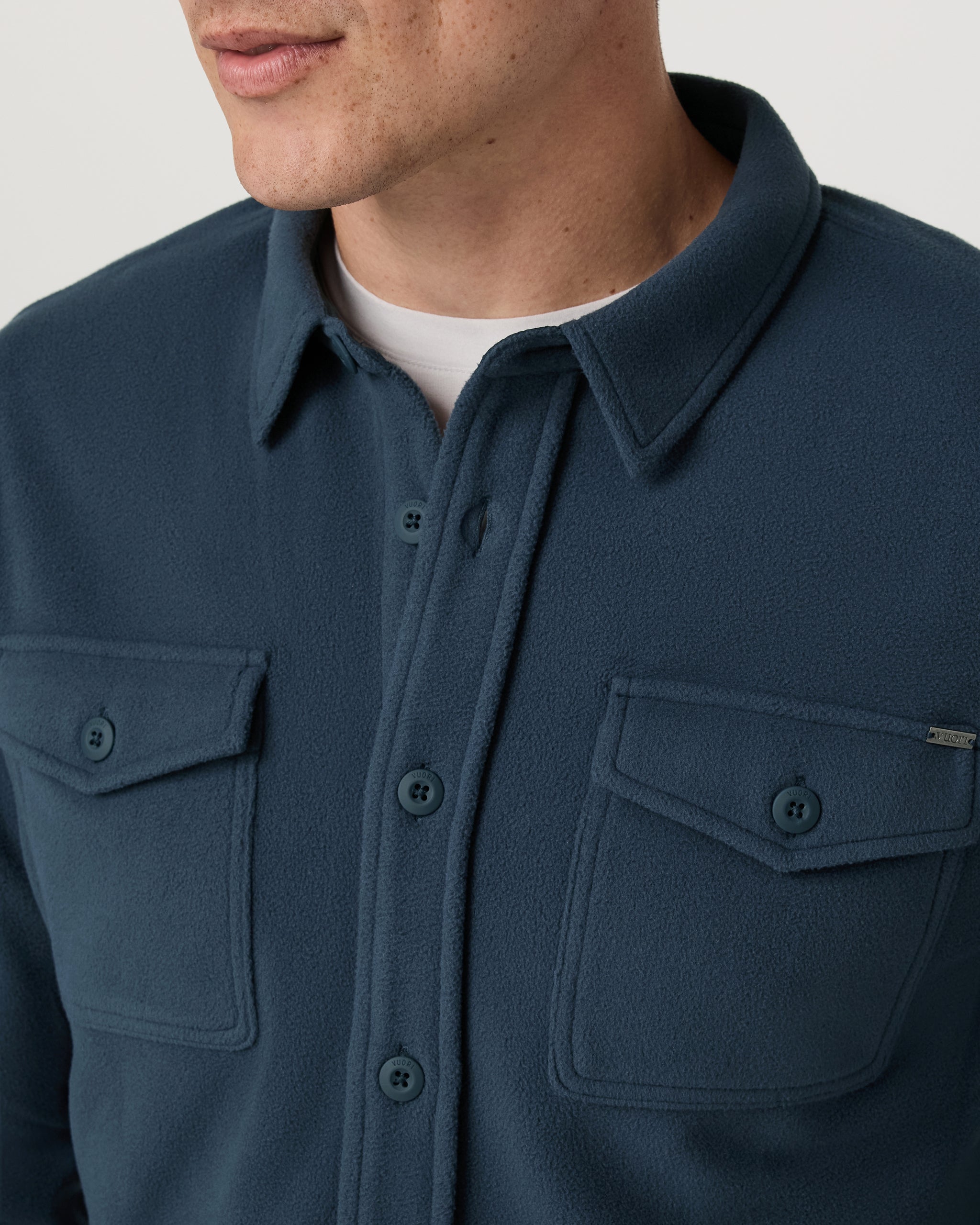 Aspen Shirt Jacket | Ocean Blue - Image 2