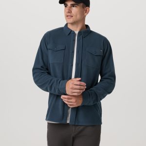 Aspen Shirt Jacket | Ocean Blue