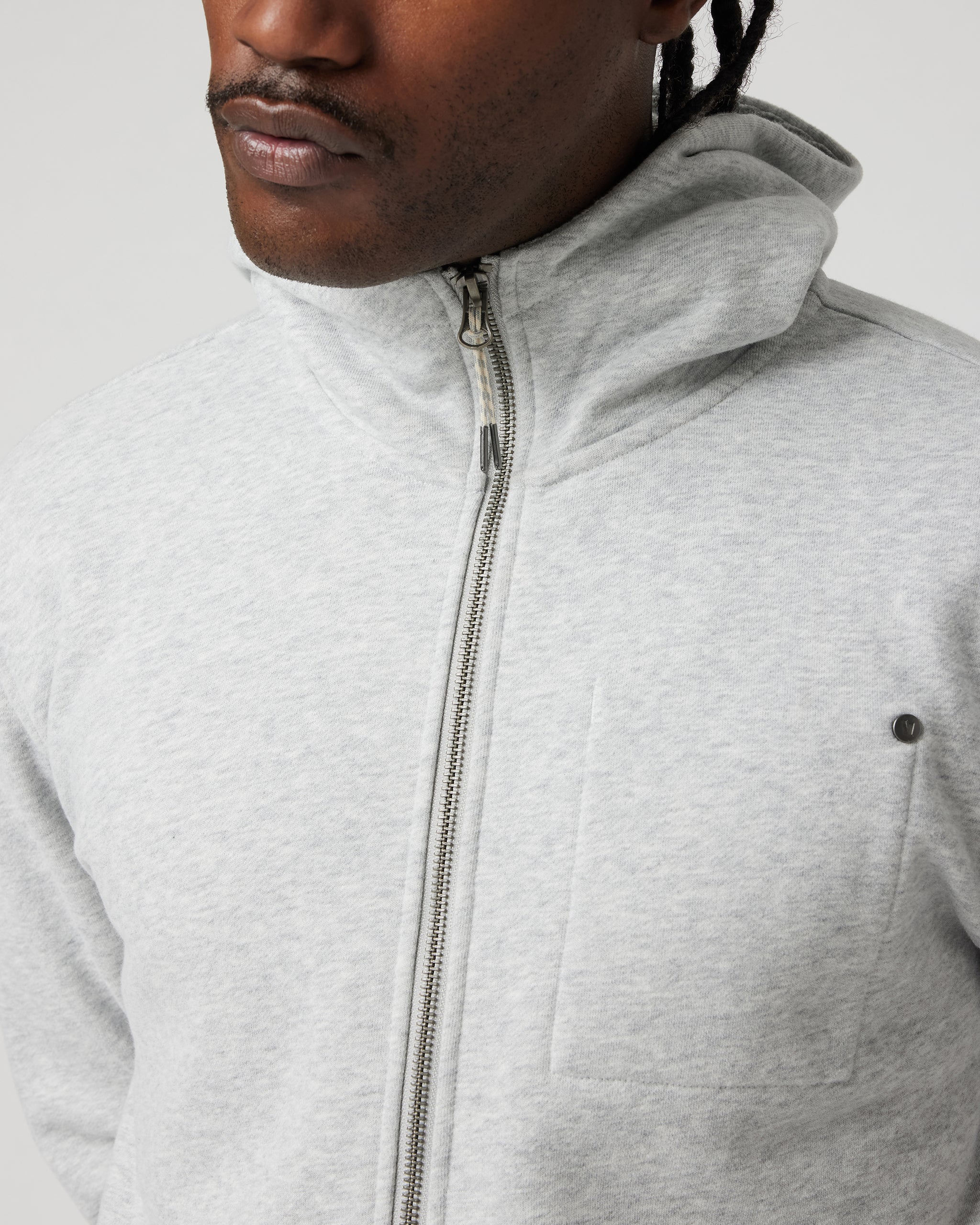 Seaside Hoodie | Light Heather Grey - Image 2