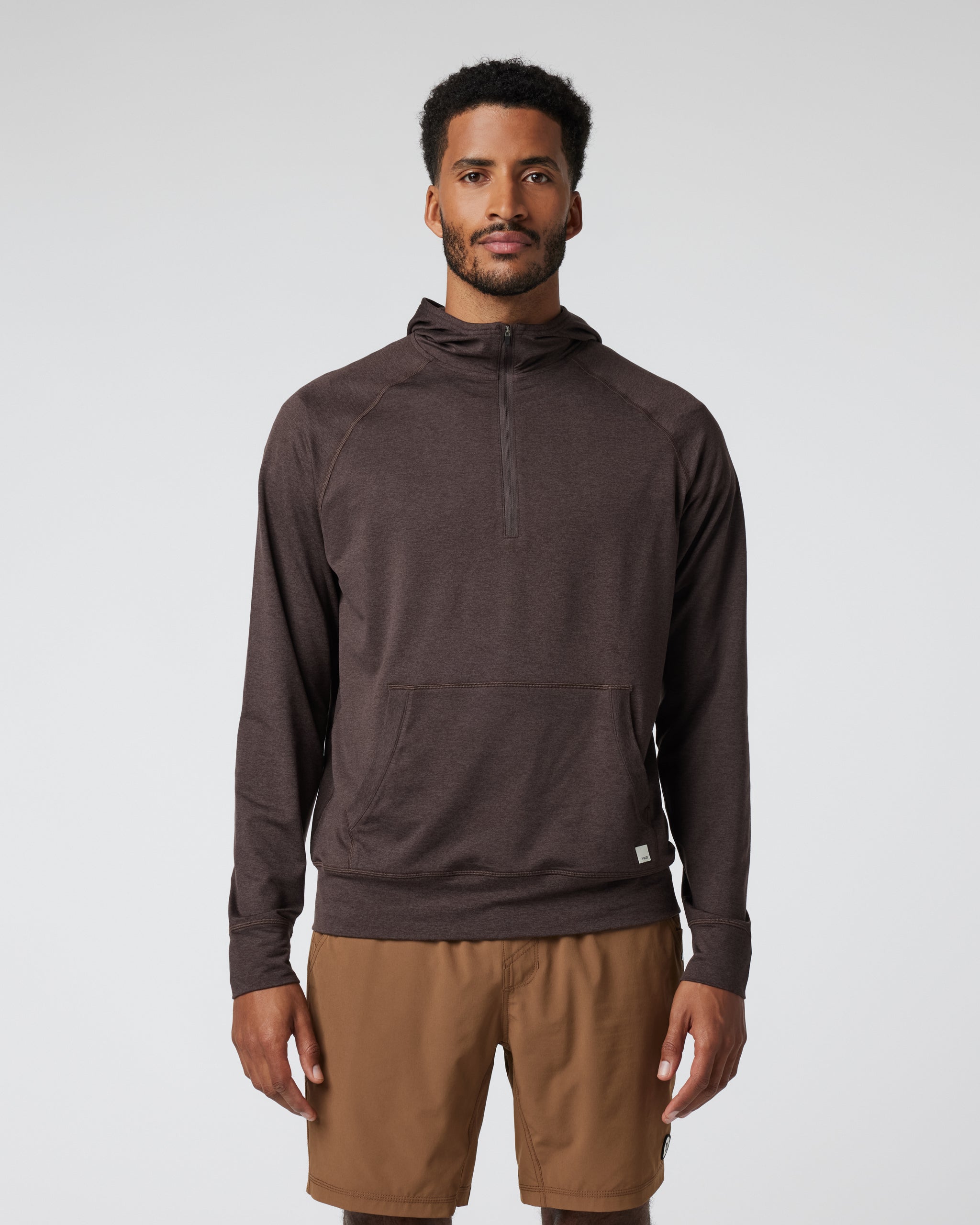 Ponto Performance Half Zip Hoodie | Java Heather - Image 5