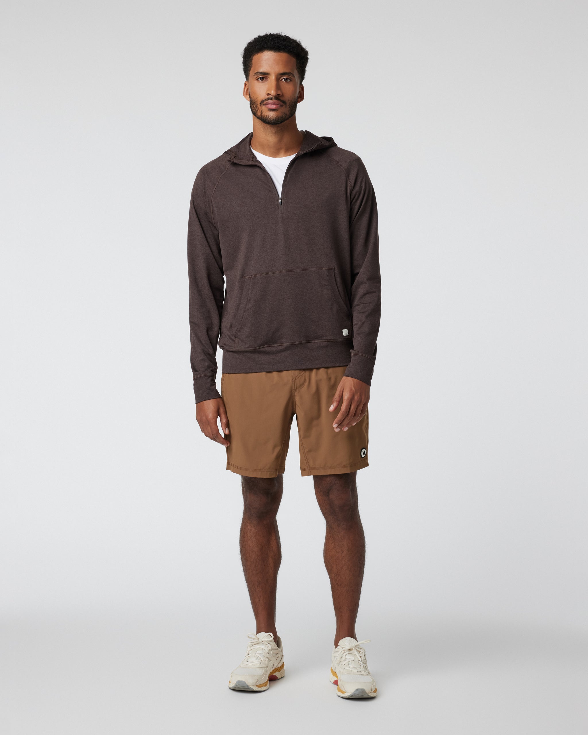 Ponto Performance Half Zip Hoodie | Java Heather - Image 4