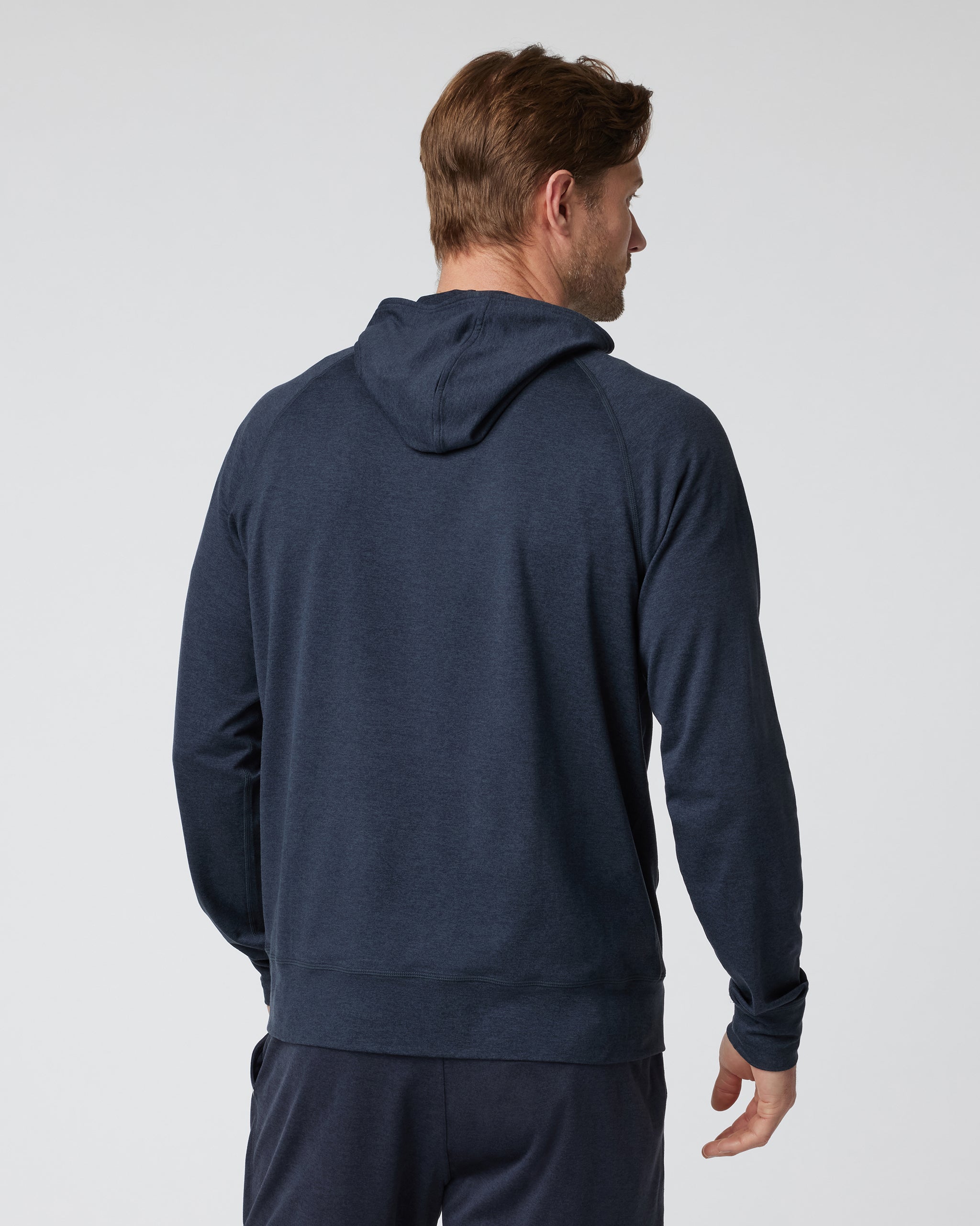 Ponto Performance Half Zip Hoodie | Midnight Heather - Image 3
