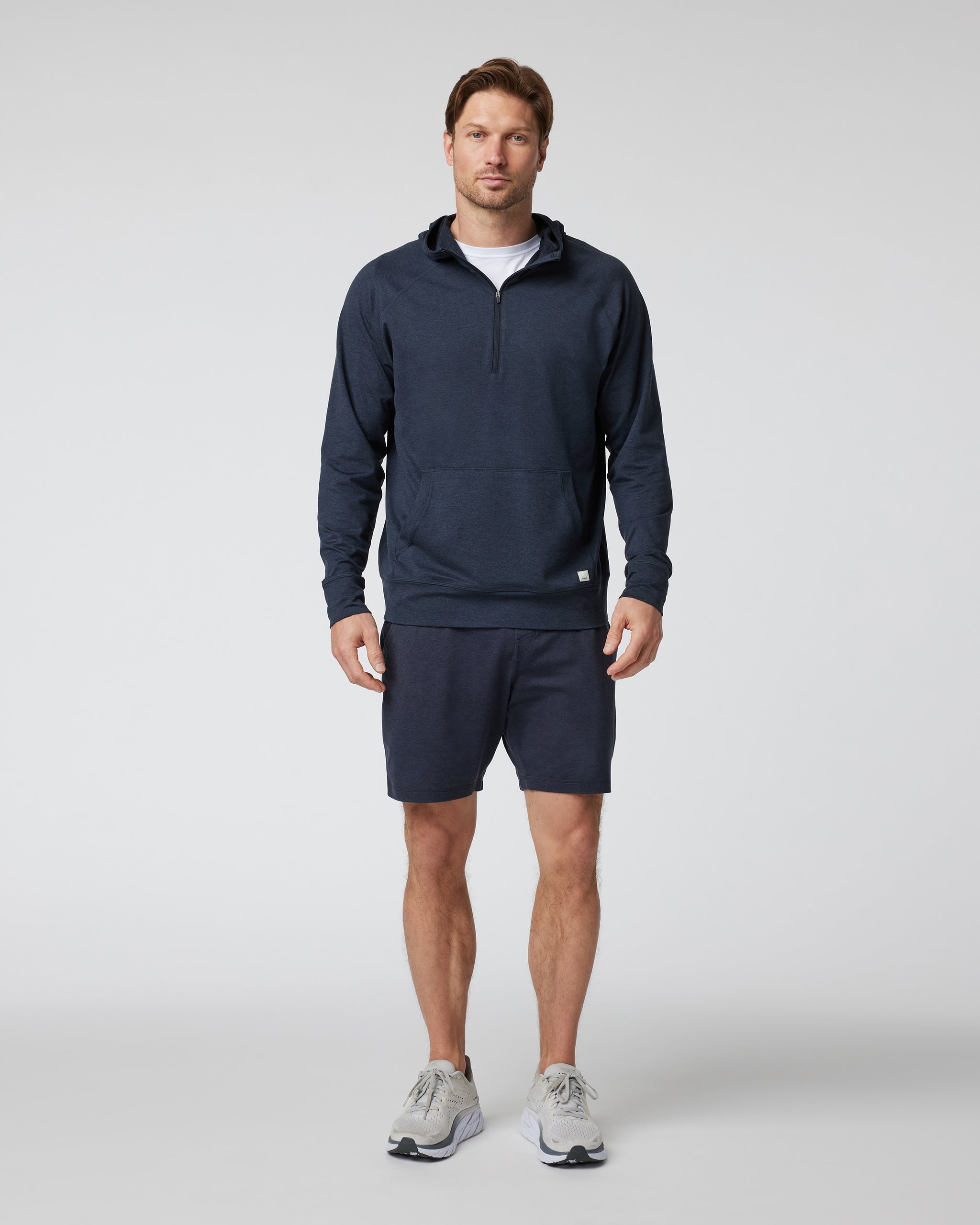 Ponto Performance Half Zip Hoodie | Midnight Heather - Image 4