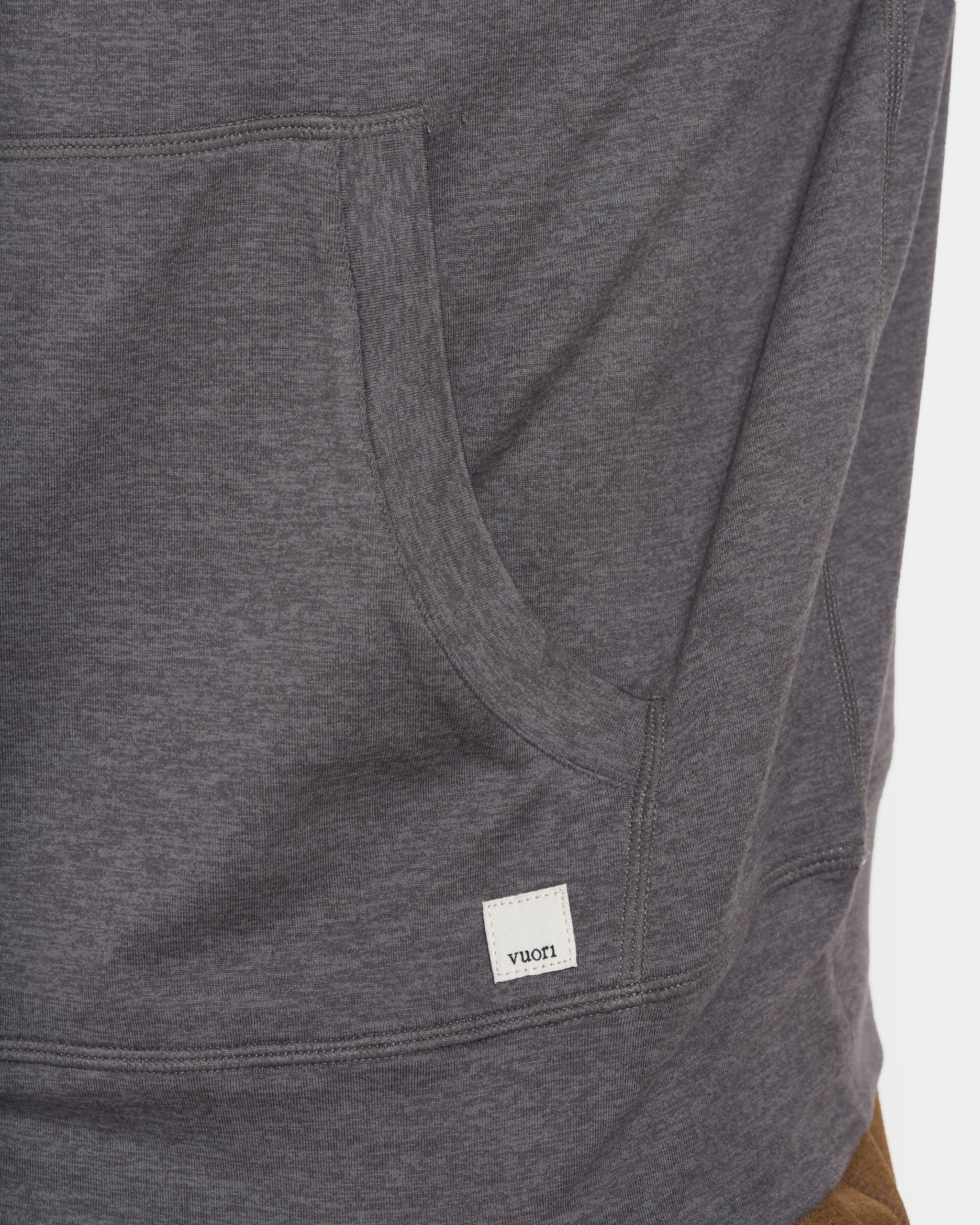 Ponto Performance Half Zip Hoodie | Smoke Heather - Image 4