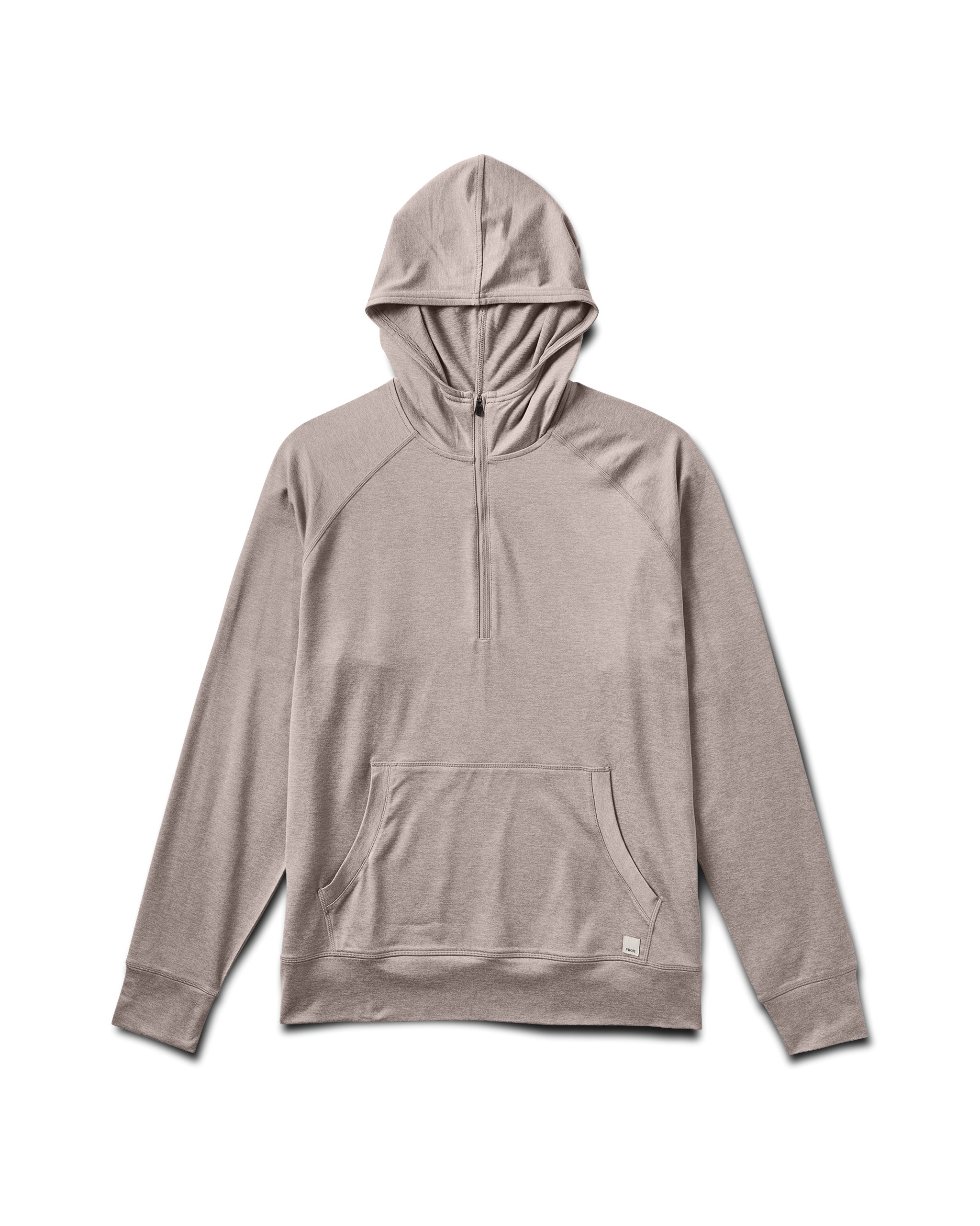 Ponto Performance Half Zip Hoodie | Walnut Heather - Image 5