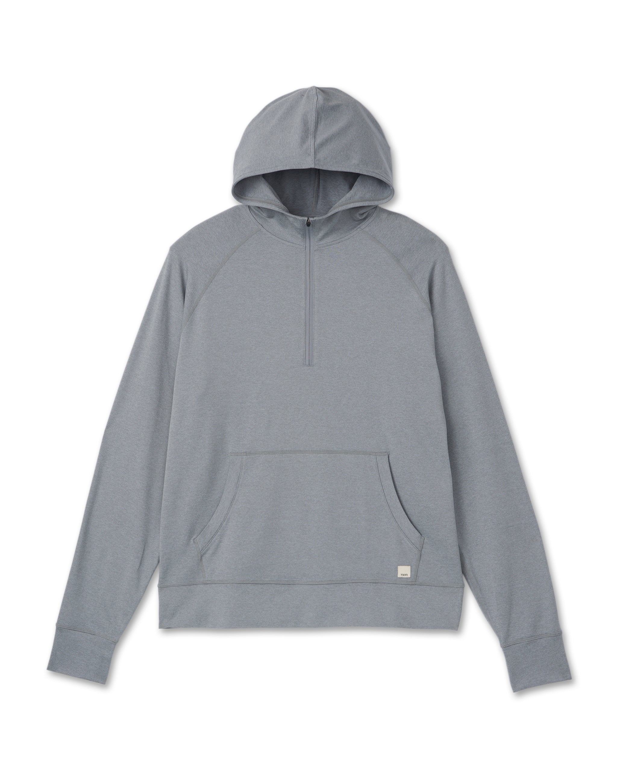 Ponto Performance Half Zip Hoodie | Steel Heather - Image 5