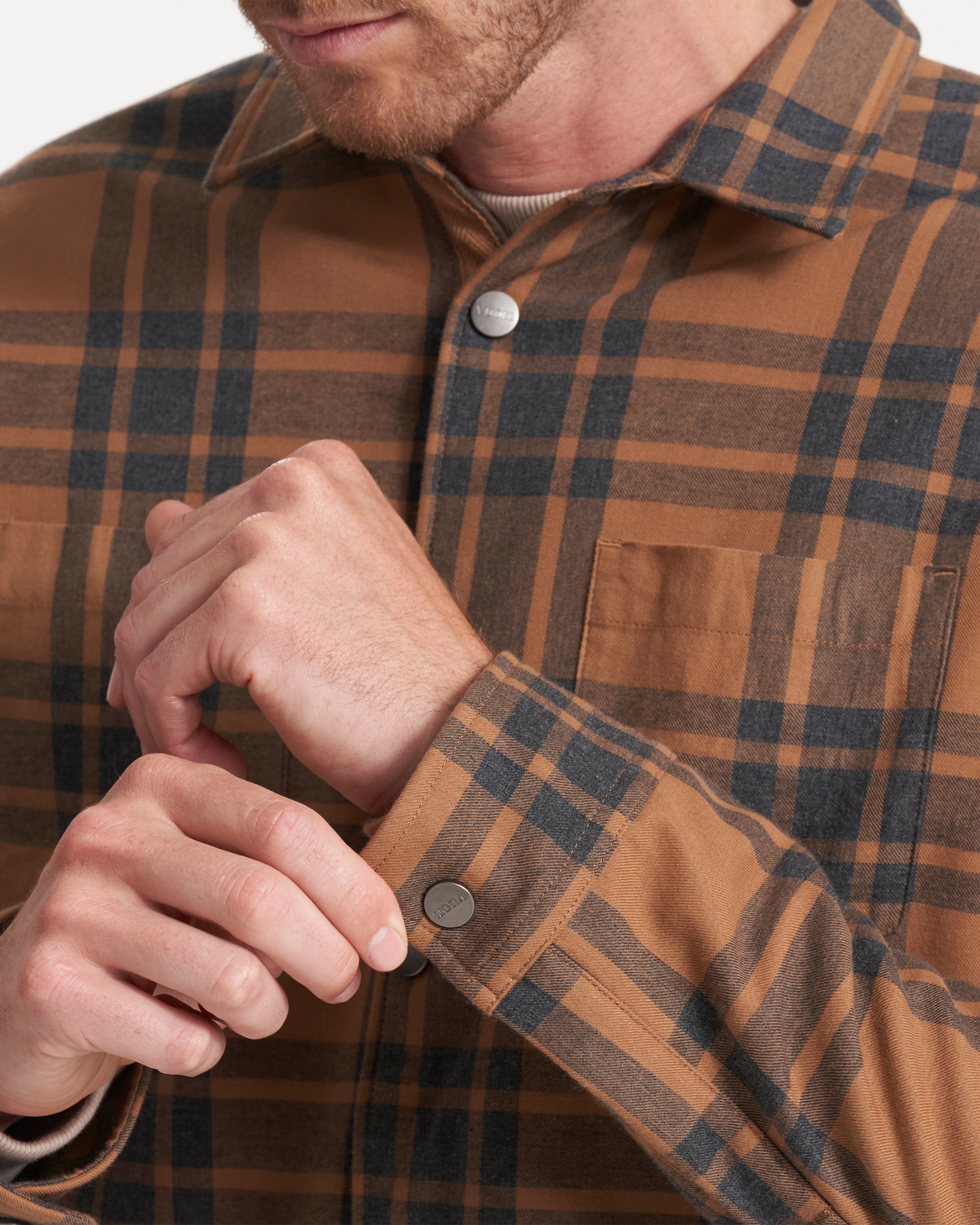 Range Shirt Jacket | Camel - Image 4