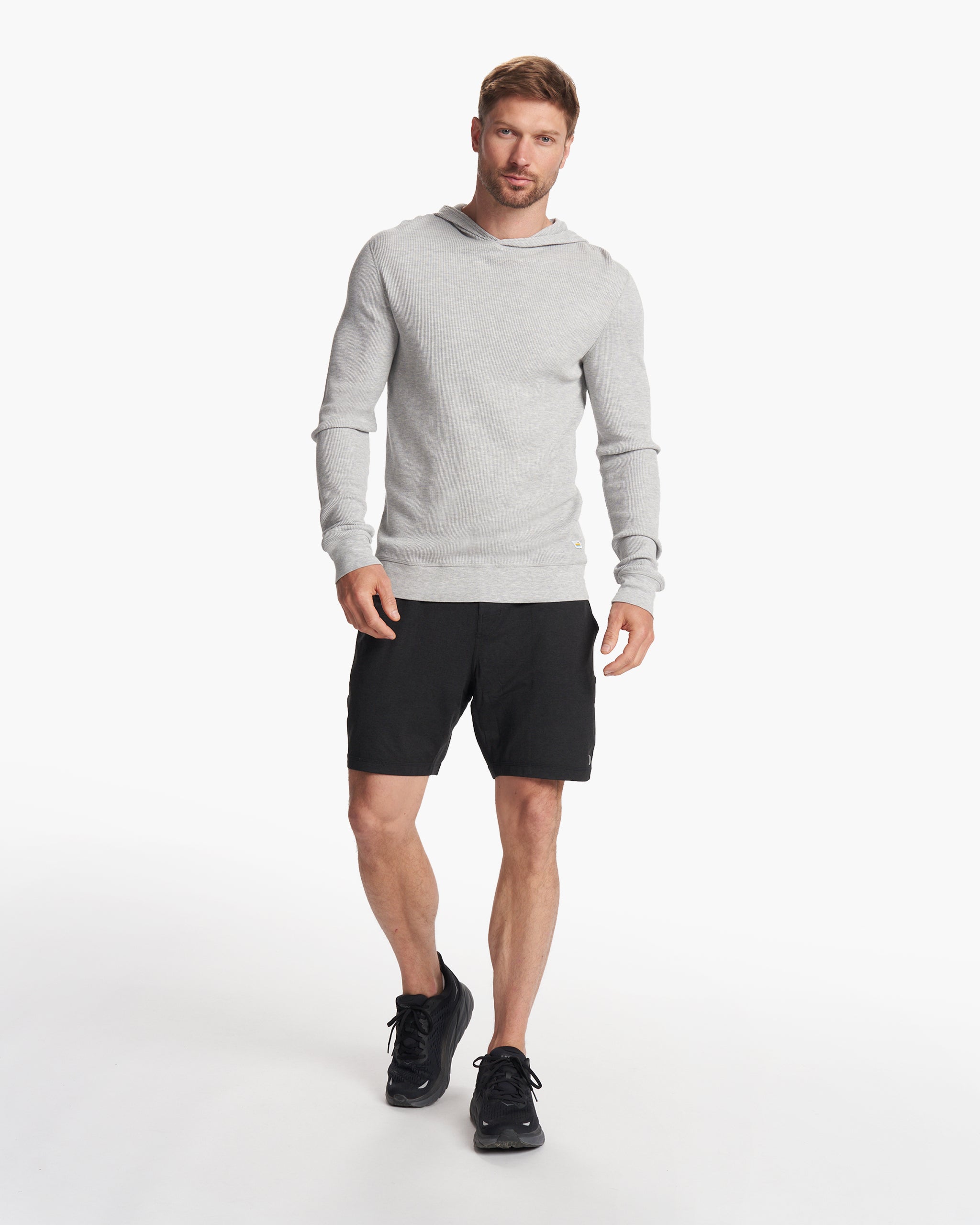 Waffle Hoodie | Light Heather Grey - Image 4