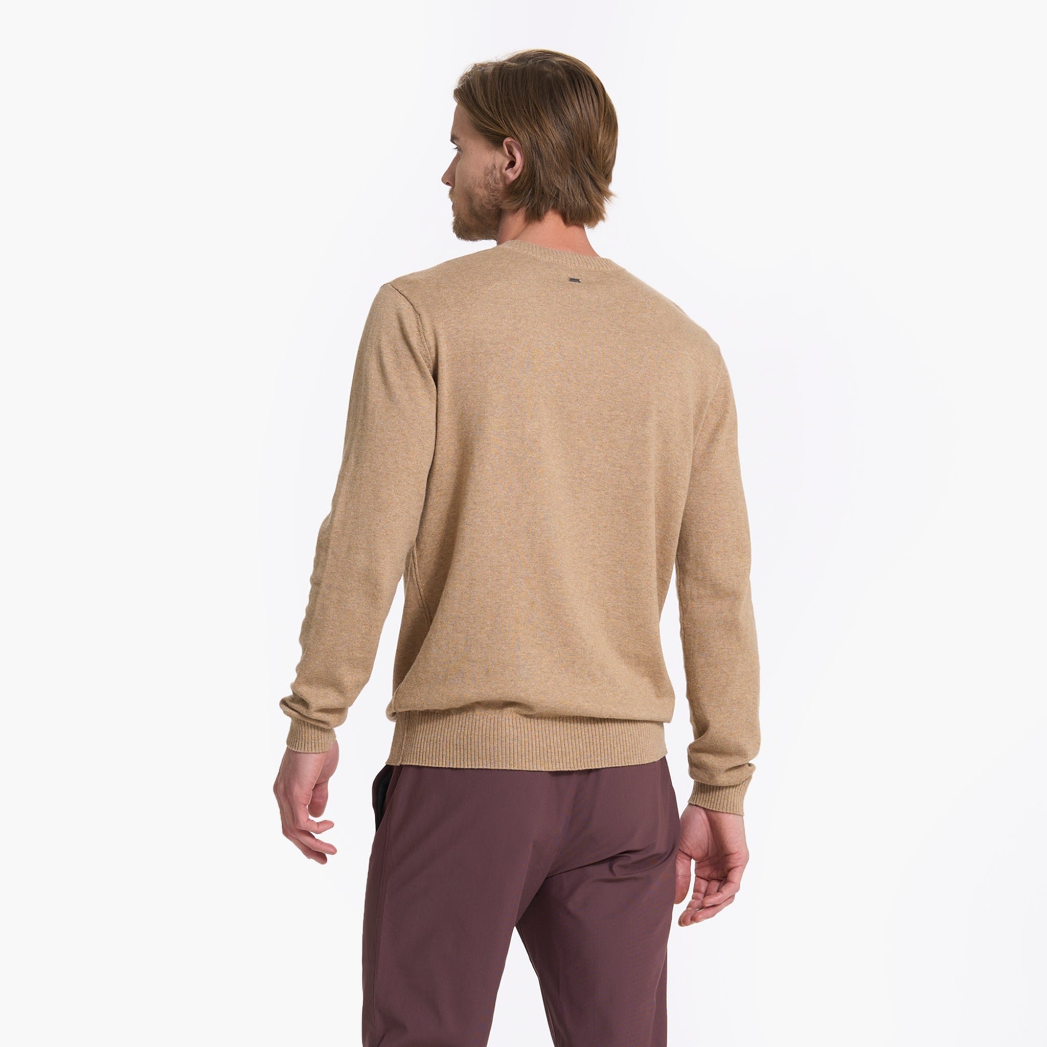 Fluent Sweater | Camel Heather - Image 3