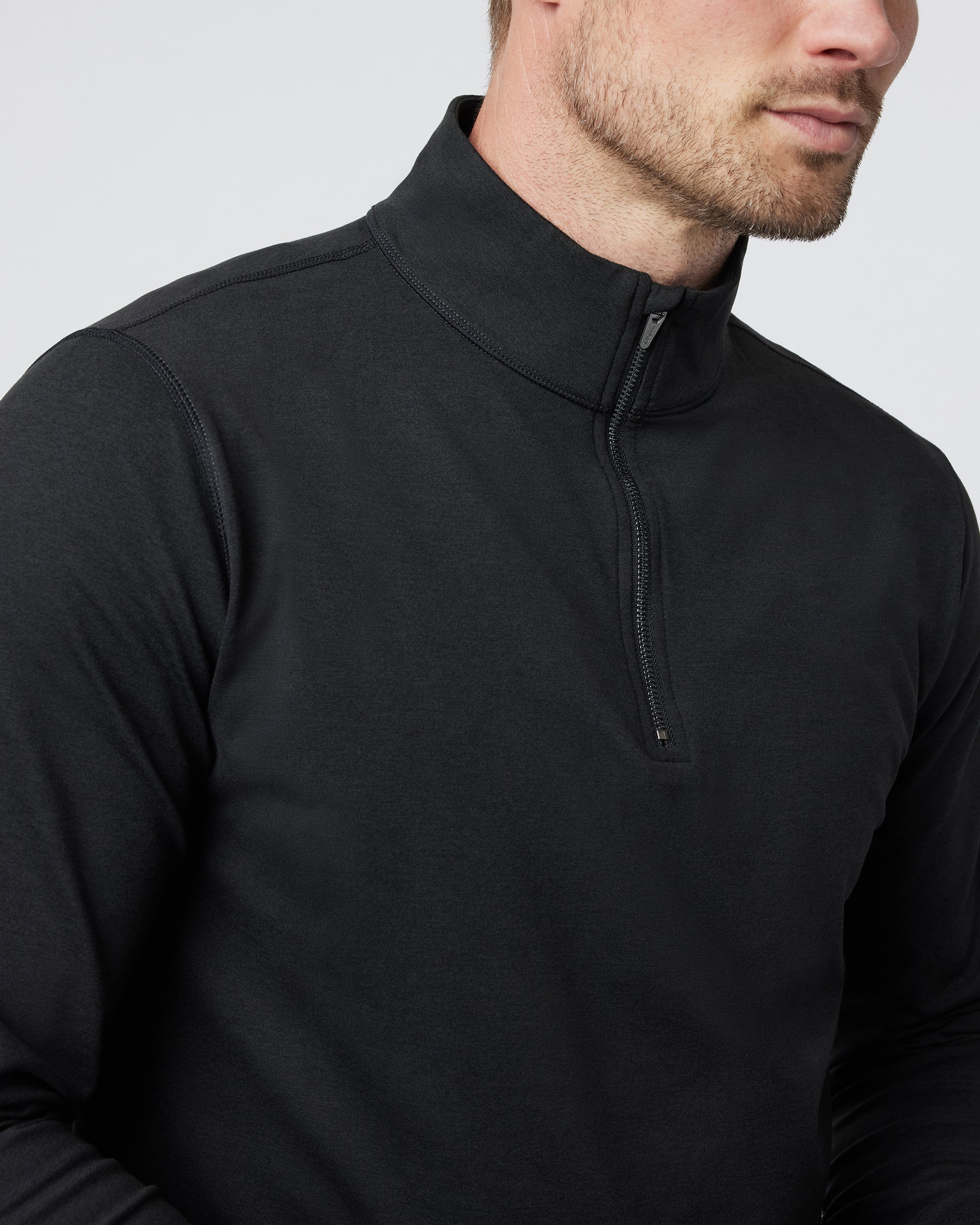 Coronado Half Zip | Black Heather - Image 2