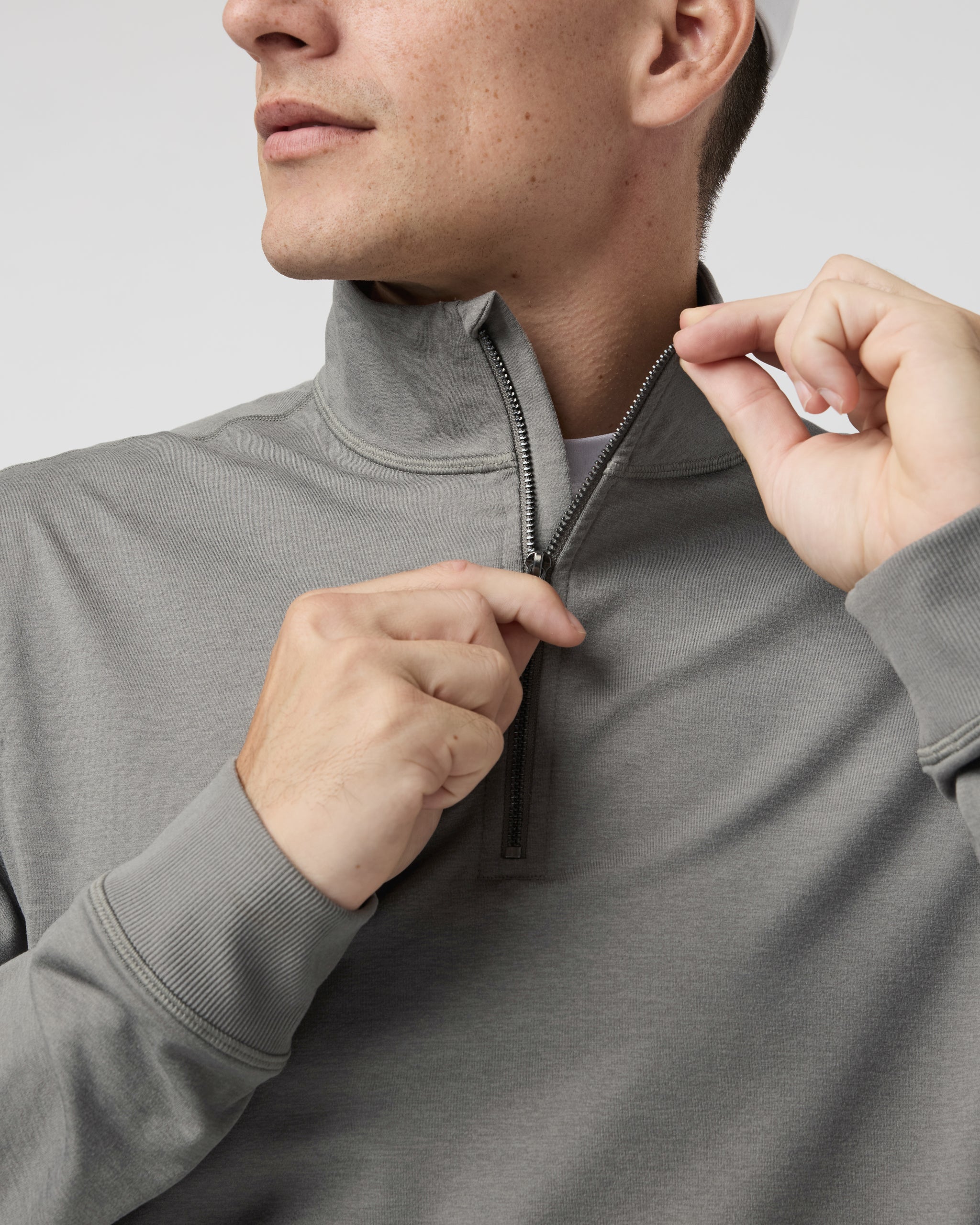 Coronado Half Zip | Dolomite Heather - Image 2