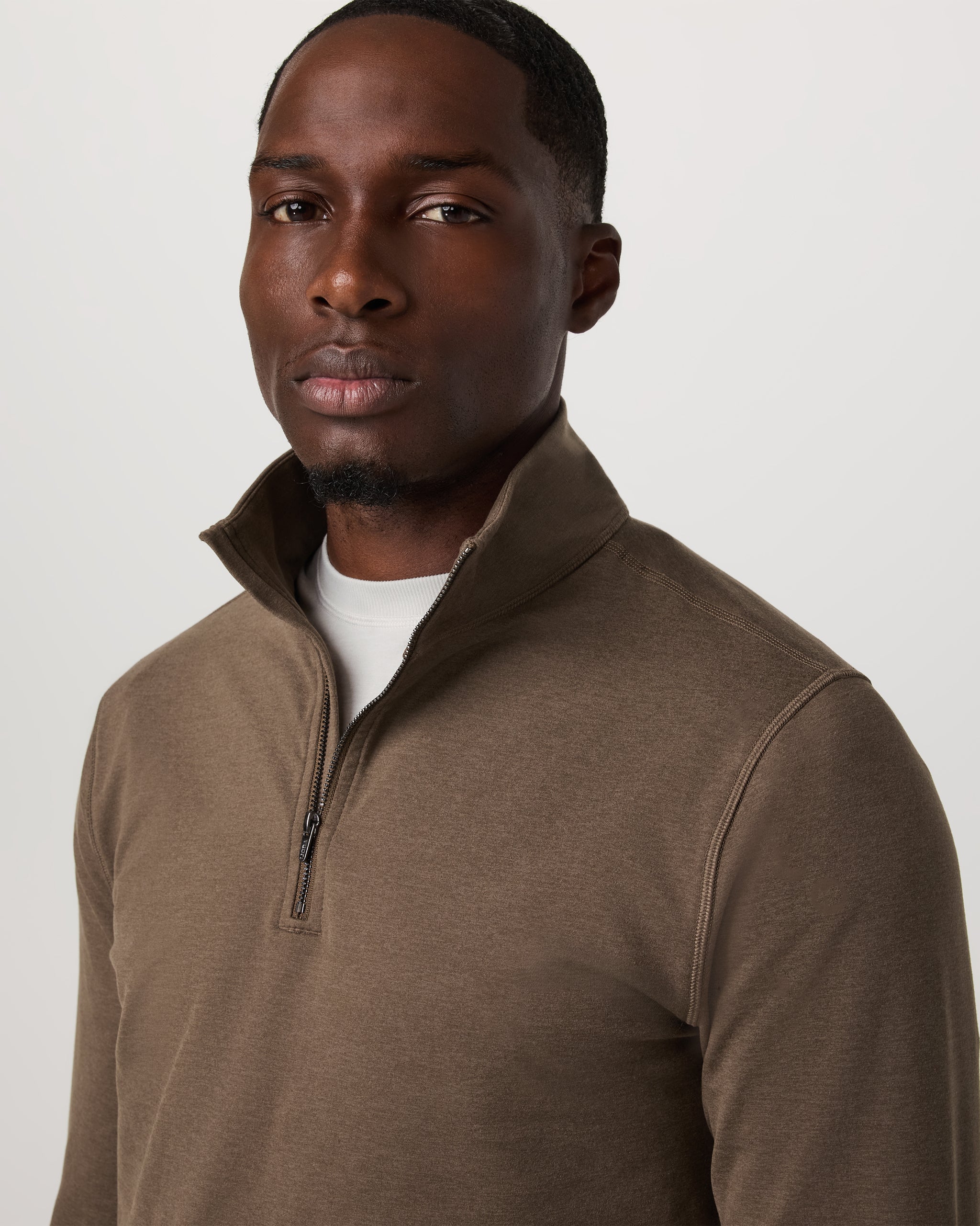 Coronado Half Zip | Espresso Heather - Image 2