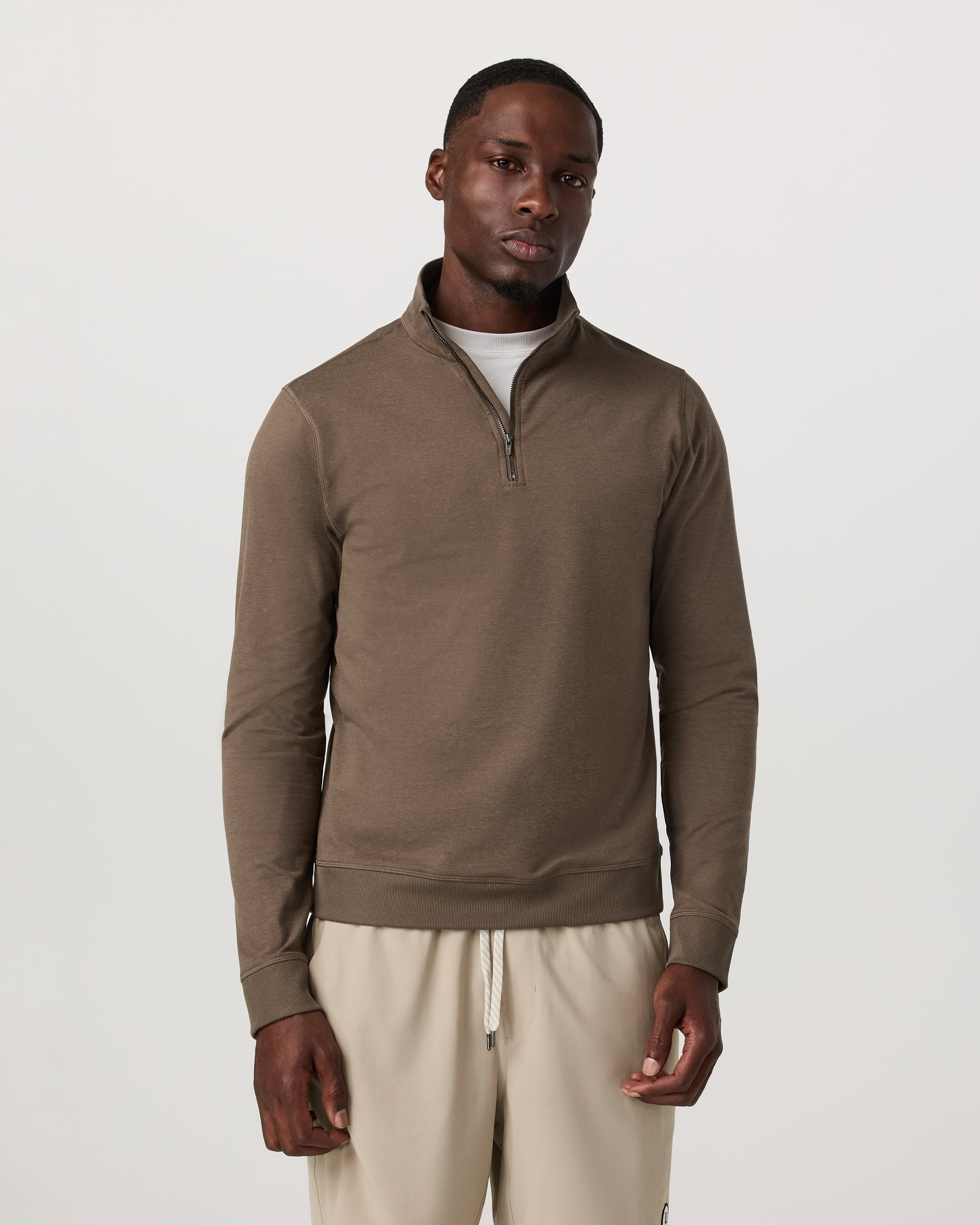 Coronado Half Zip | Espresso Heather - Image 3