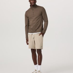 Coronado Half Zip | Espresso Heather