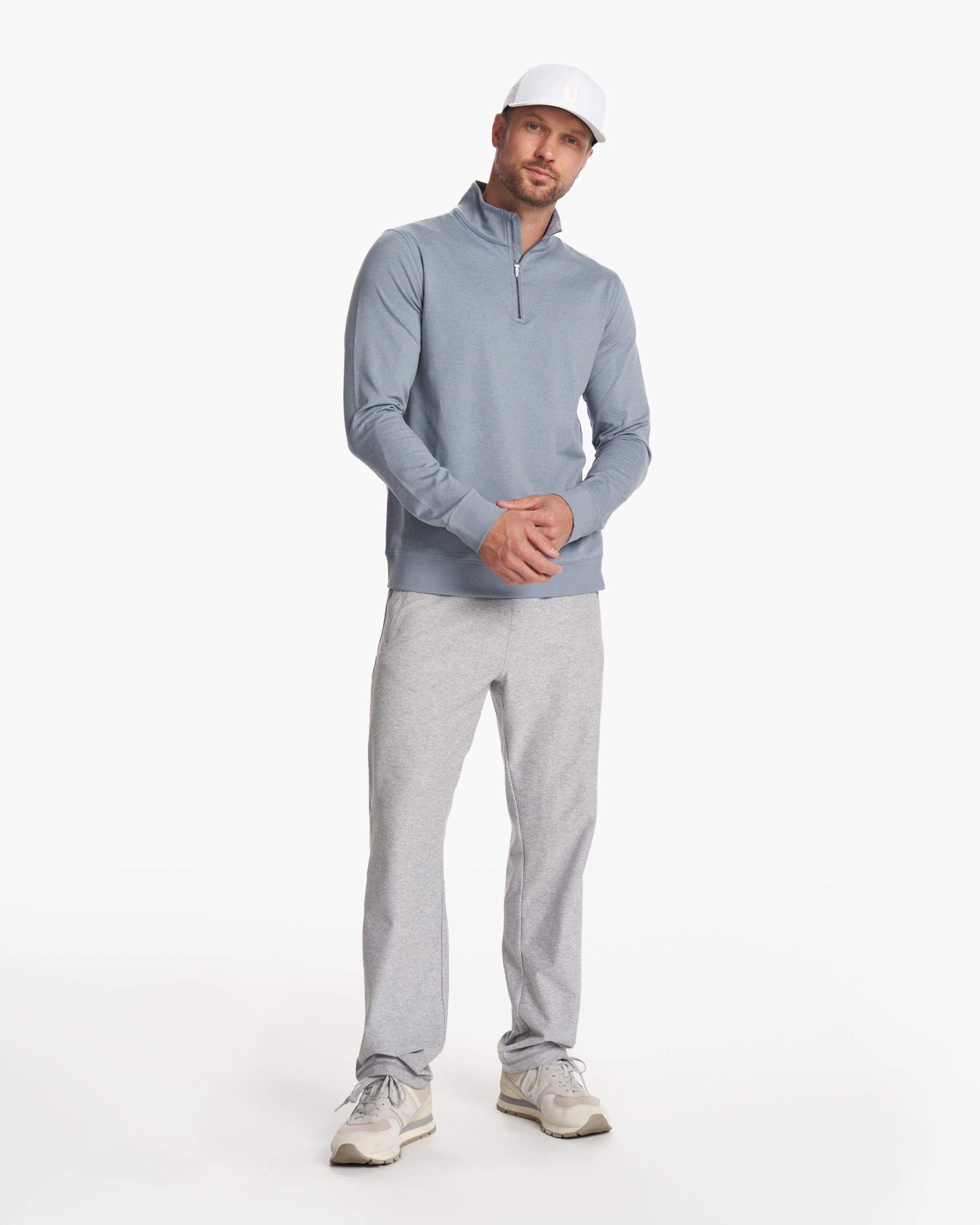 Coronado Half Zip | Flint Heather - Image 4